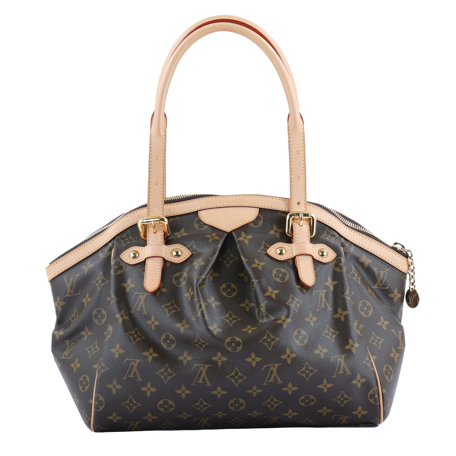 路易威登 LOUIS VUITTON Tivoli 手提包 經典帆布 M40144 棕原花TIVOLI GM 無附屬品