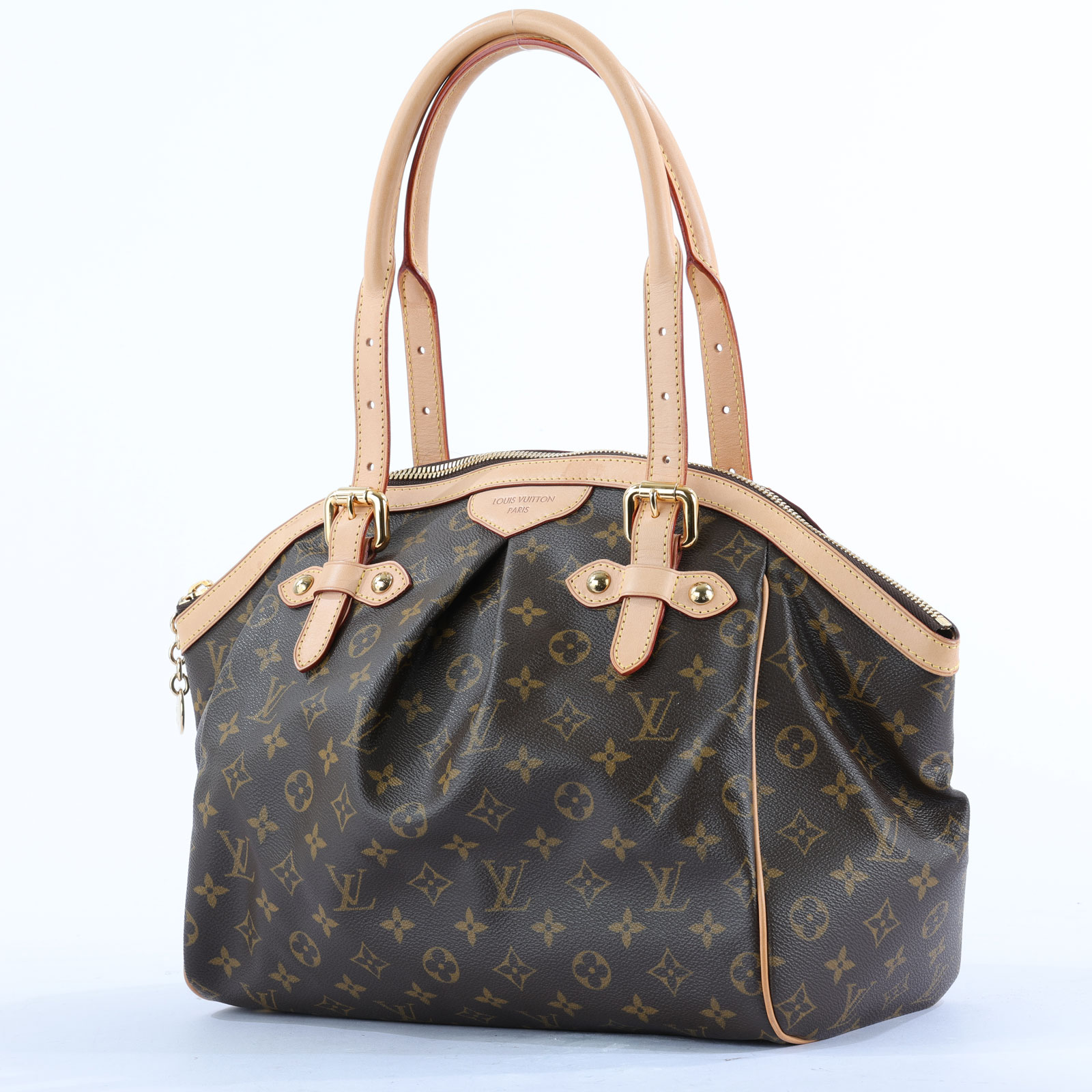 路易威登 LOUIS VUITTON Tivoli 手提包 經典帆布 M40144 棕原花TIVOLI GM 無附屬品