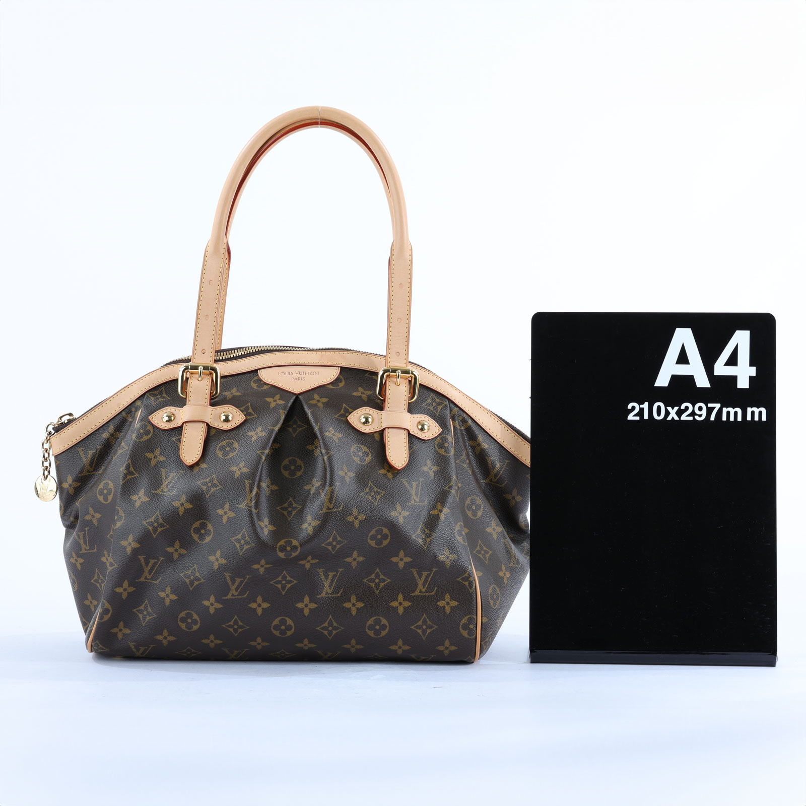 路易威登 LOUIS VUITTON Tivoli 手提包 經典帆布 M40144 棕原花TIVOLI GM 無附屬品