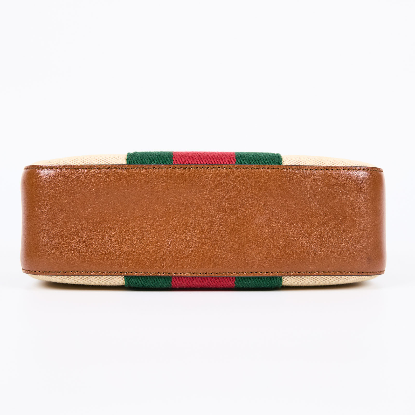 古馳 GUCCI Towards Summer Vintage 帆布肩背包 575073 咖啡帆布相機包 防塵袋/購買證明