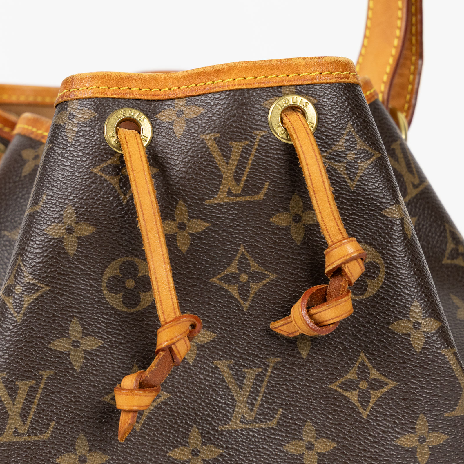 路易威登 LOUIS VUITTON Petit Noé 原花 束口水桶包 M40818 原花PETIT NOE 防塵袋