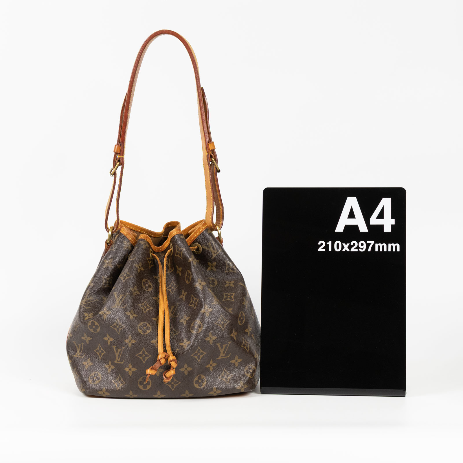 路易威登 LOUIS VUITTON Petit Noé 原花 束口水桶包 M40818 原花PETIT NOE 防塵袋