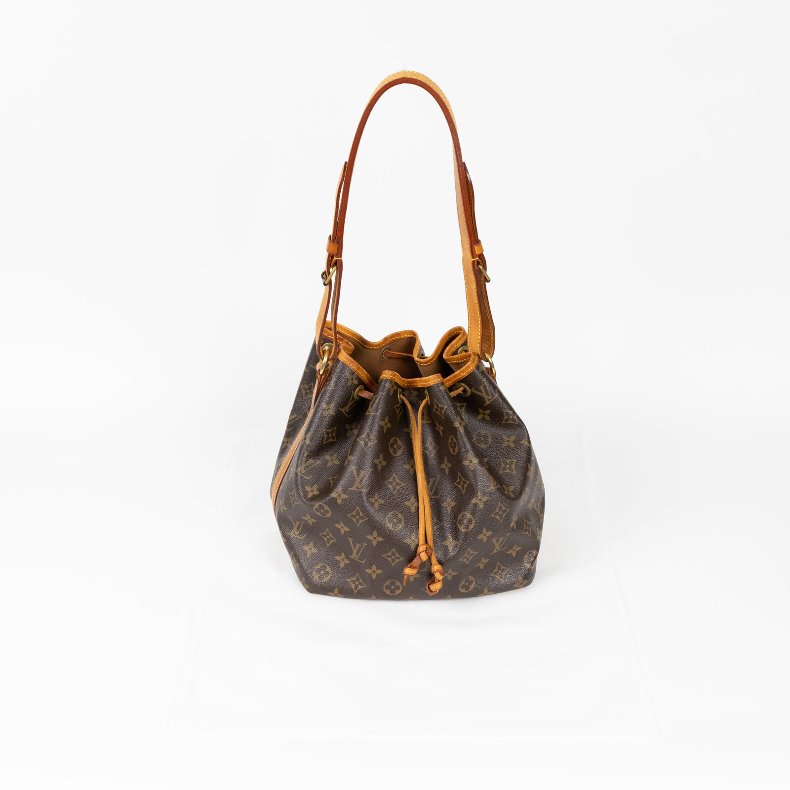 路易威登 LOUIS VUITTON Petit Noé 原花 束口水桶包 M40818 原花PETIT NOE 防塵袋