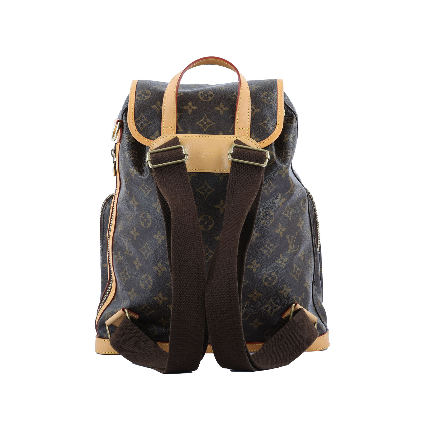 路易威登 LOUIS VUITTON Bosphore 後背包 經典帆布 M40107 ☆原花掀蓋束口後背包 無附屬品