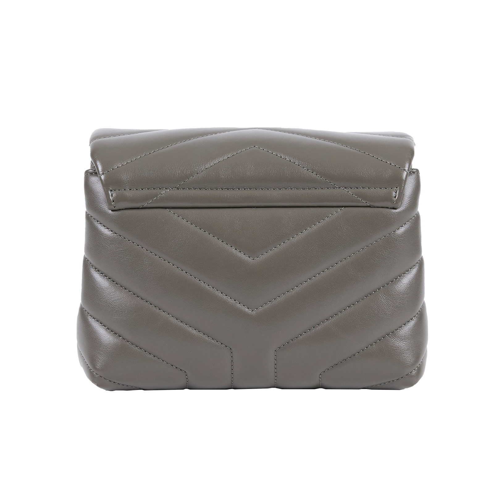 聖羅蘭 YSL SAINT LAURENT Loulou 絎縫 皮革 TOY 手袋 678401DV706 灰綠LOU LOU TOY 防塵袋
