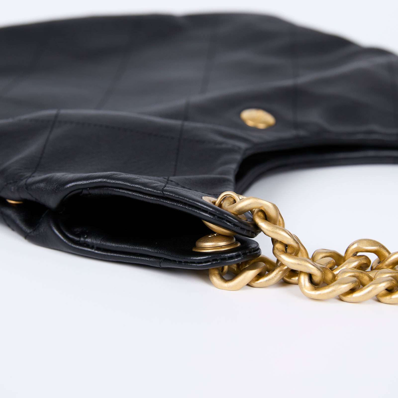 香奈兒 CHANEL Hobo 手提 腋下包 AS3127 晶片款 黑金羊鍊條HOBO 購買證明