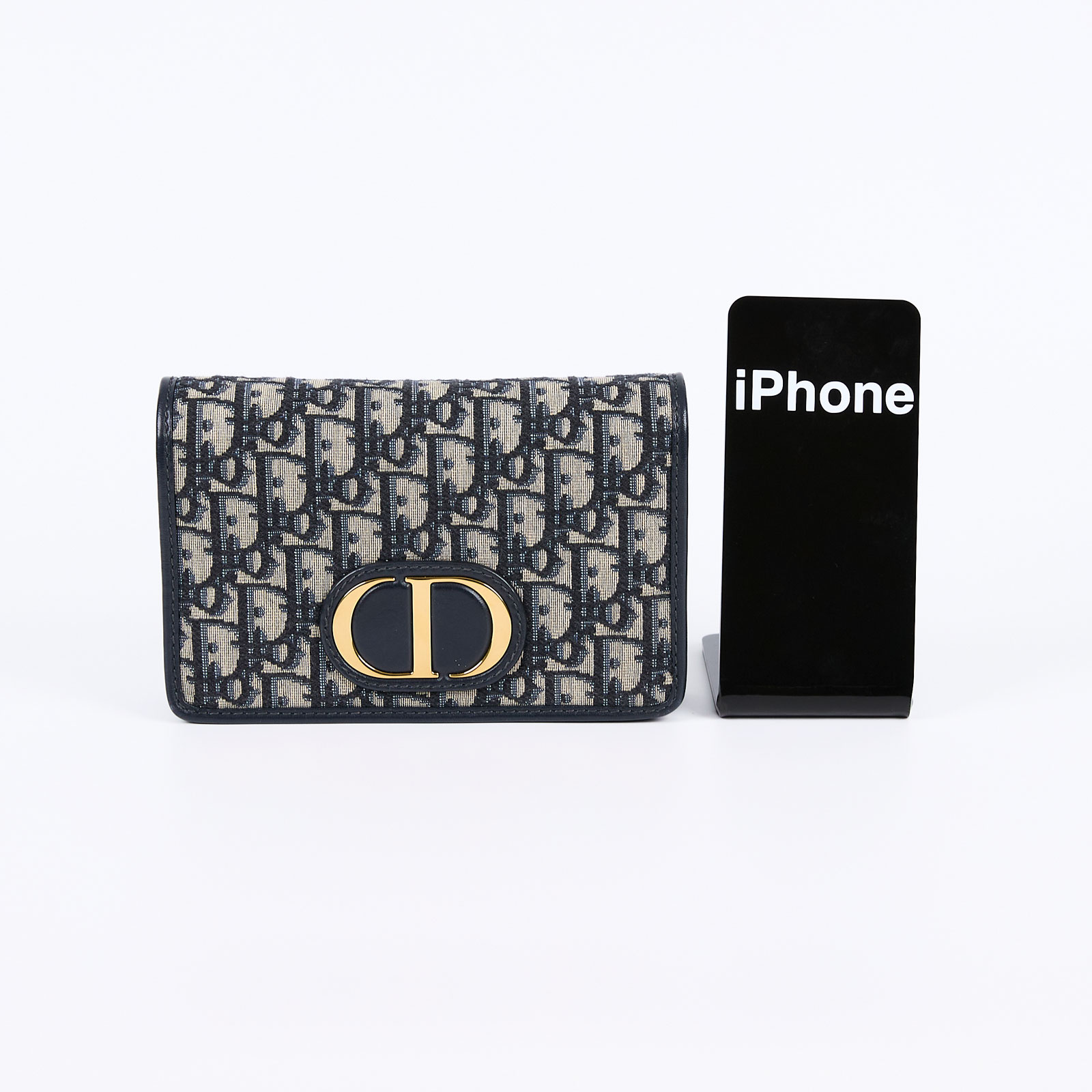 迪奧 CHRISTIAN DIOR Lady Dior My 帆布 鍊條 肩背 手拿包 S2086UTZQ 原花蒙田30兩用WOC 原廠盒子/防塵袋/購買證明
