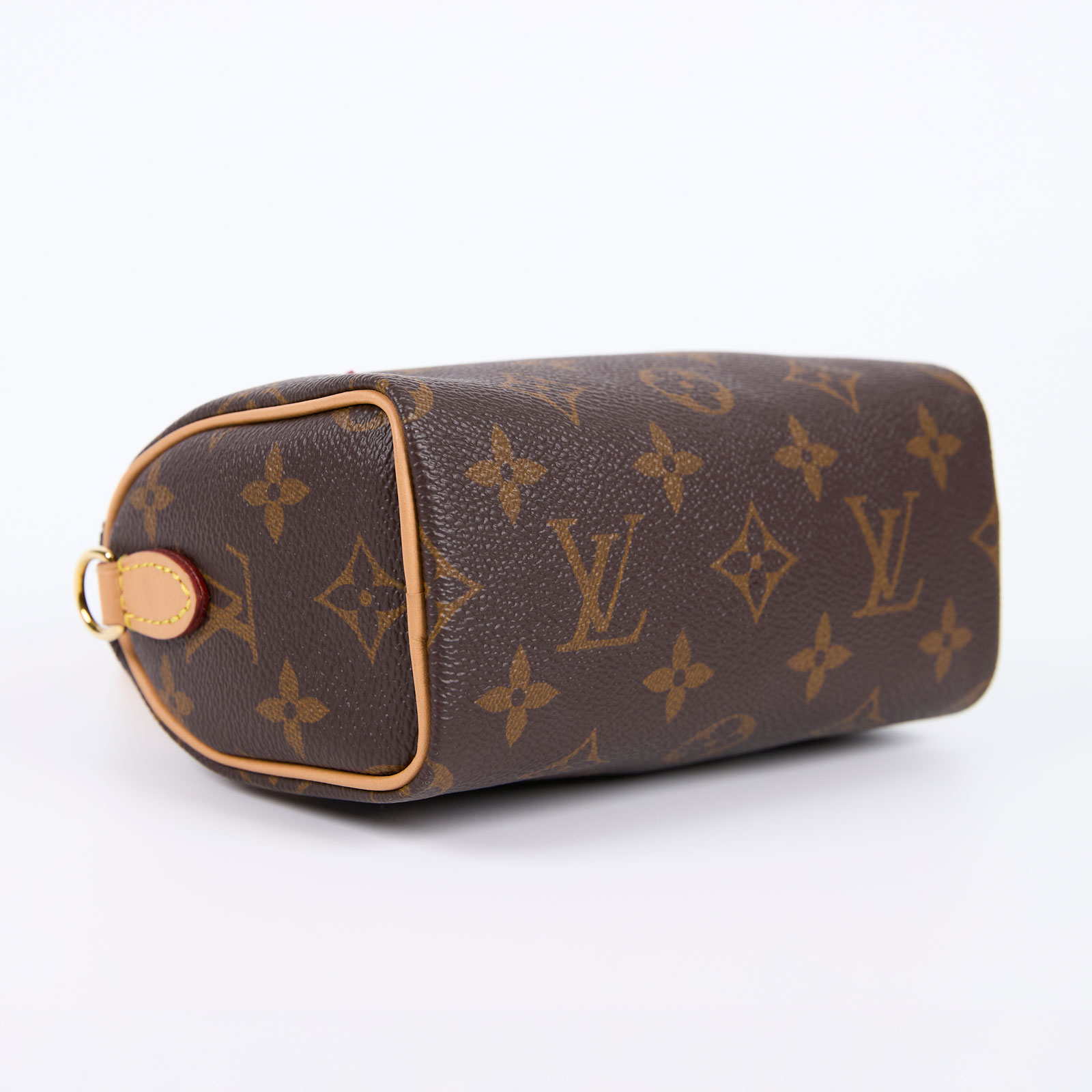 路易威登 LOUIS VUITTON Nano Speedy 原花 手提 肩背包 M81085 原花NANO SPEEDY 原廠盒子/防塵袋/背帶