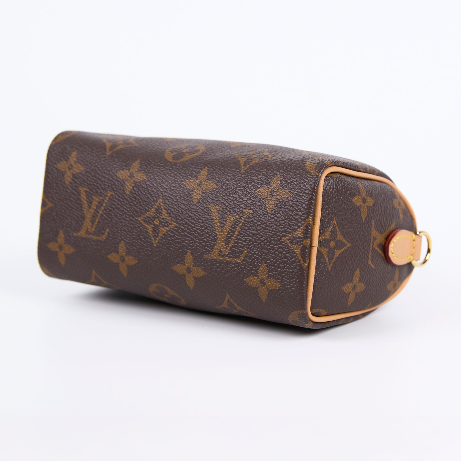 路易威登 LOUIS VUITTON Nano Speedy 原花 手提 肩背包 M81085 原花NANO SPEEDY 原廠盒子/防塵袋/背帶