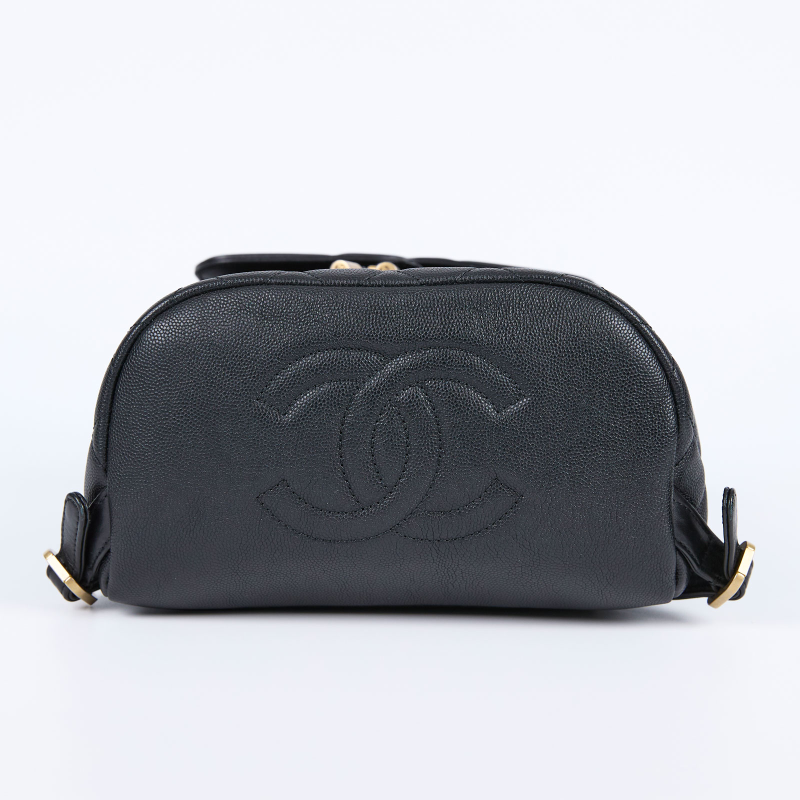 香奈兒 CHANEL Filigree Matelasse 背包  25開黑荔枝FILIGREE後背包 原廠盒子/防塵袋/保證卡
