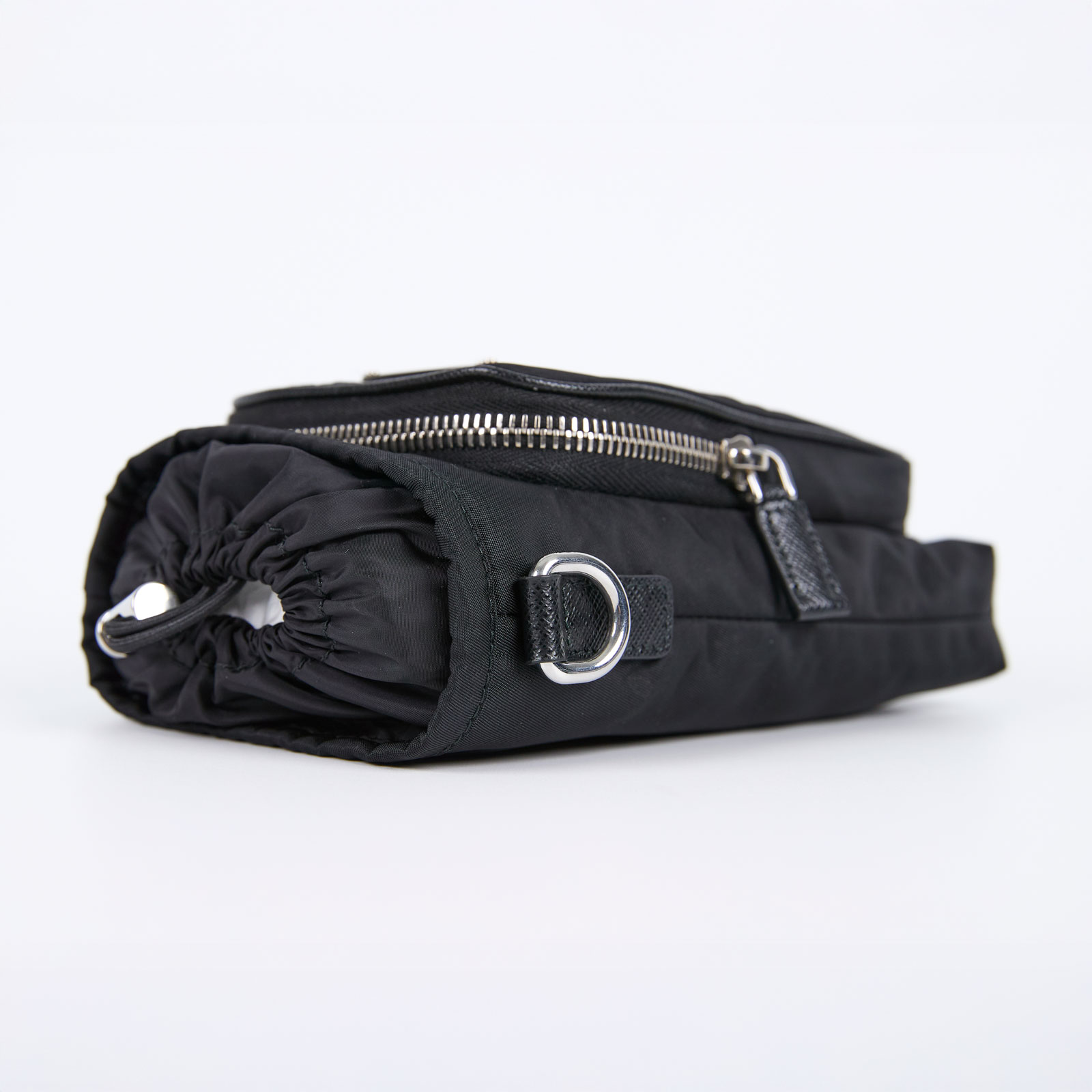 普拉達 PRADA Re-Nylon 智能手機保護套 2ZH155_2DMI 黑尼龍手機包 原廠盒子/保證卡