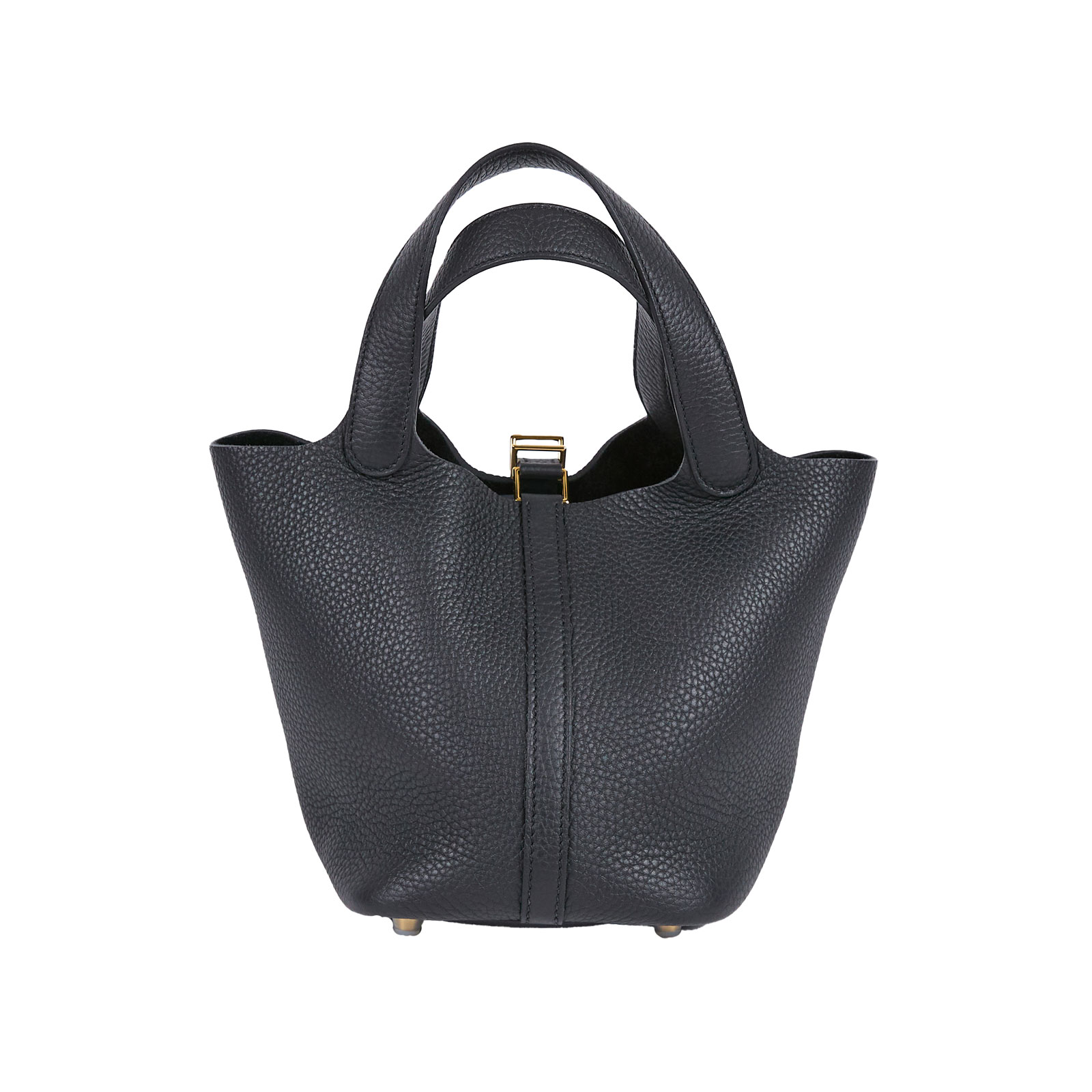 愛馬仕 Hermès Picotin Lock 18 菜籃子包 PT18 W刻 黑金PICOTIN18 原廠盒子/防塵袋/購買證明/鎖組