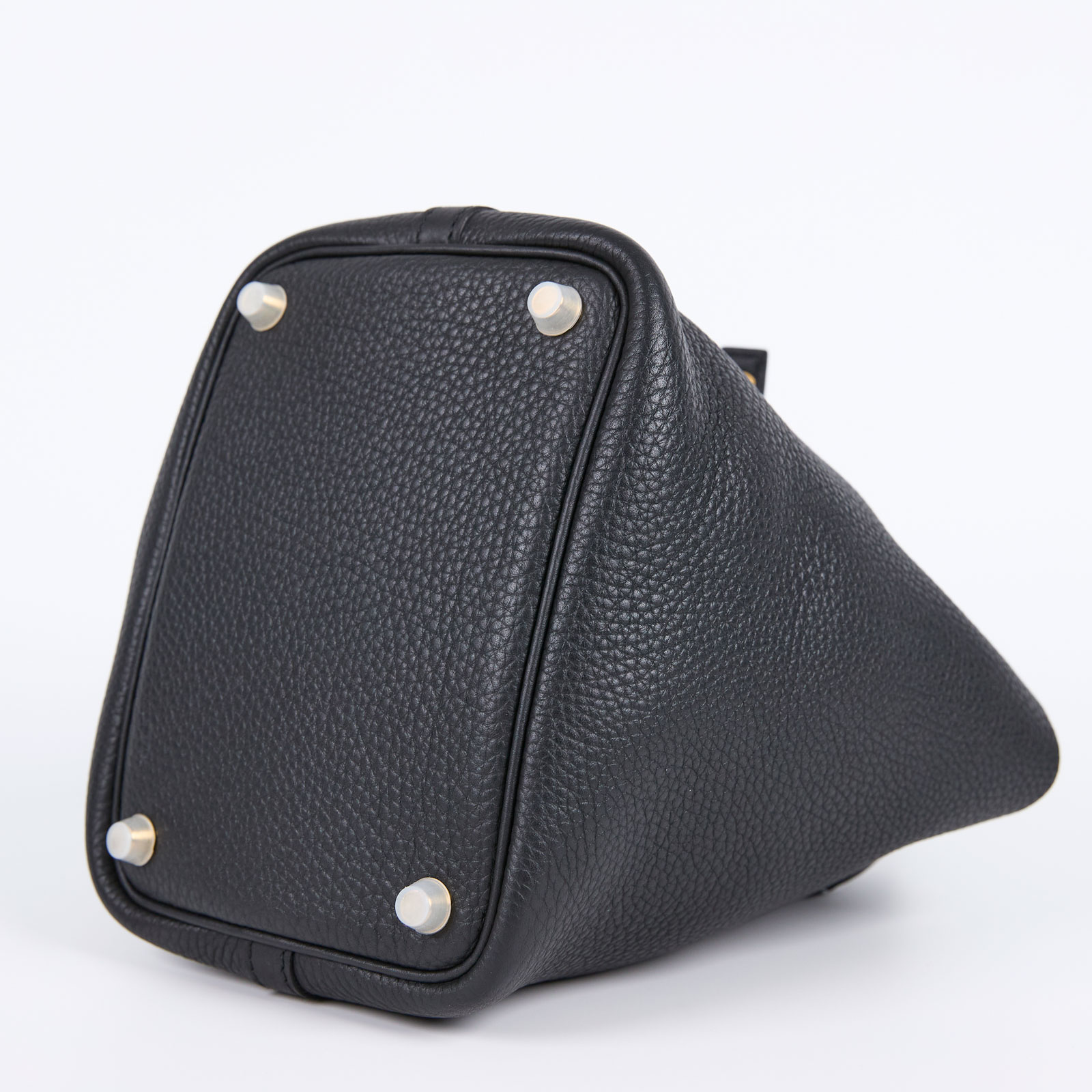 愛馬仕 Hermès Picotin Lock 18 菜籃子包 PT18 W刻 黑金PICOTIN18 原廠盒子/防塵袋/購買證明/鎖組