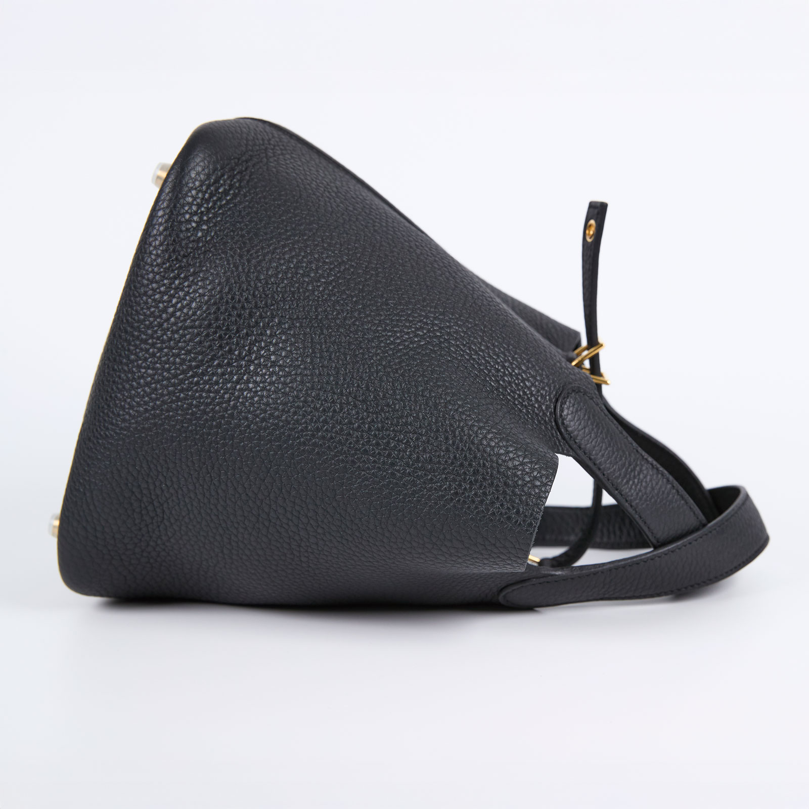 愛馬仕 Hermès Picotin Lock 18 菜籃子包 PT18 W刻 黑金PICOTIN18 原廠盒子/防塵袋/購買證明/鎖組
