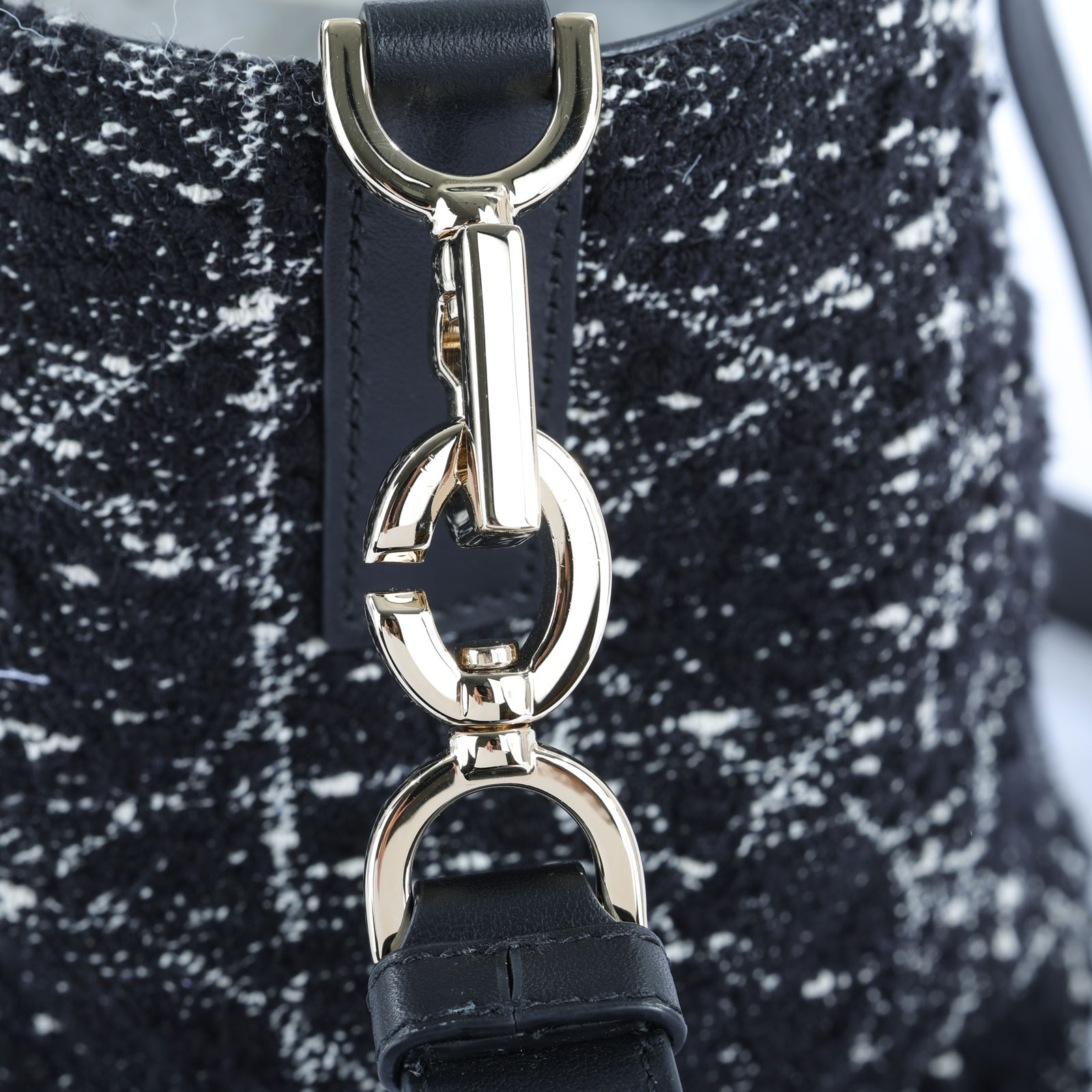迪奧 CHRISTIAN DIOR Dior Toujours 小型直式托特包 M2835ODFG 黑毛呢籐格Dior Toujours 小款 防塵袋