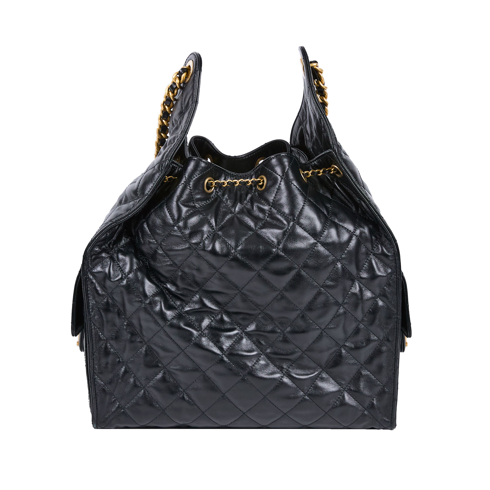 香奈兒 CHANEL 25 中型包 AS5311 晶片款 黑牛25包 中號 無附屬品