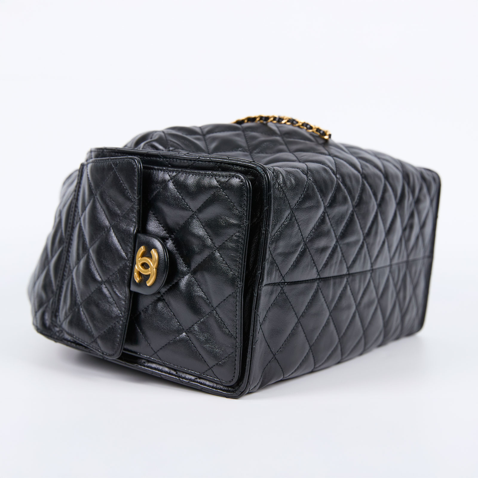 香奈兒 CHANEL 25 中型包 AS5311 晶片款 黑牛25包 中號 無附屬品