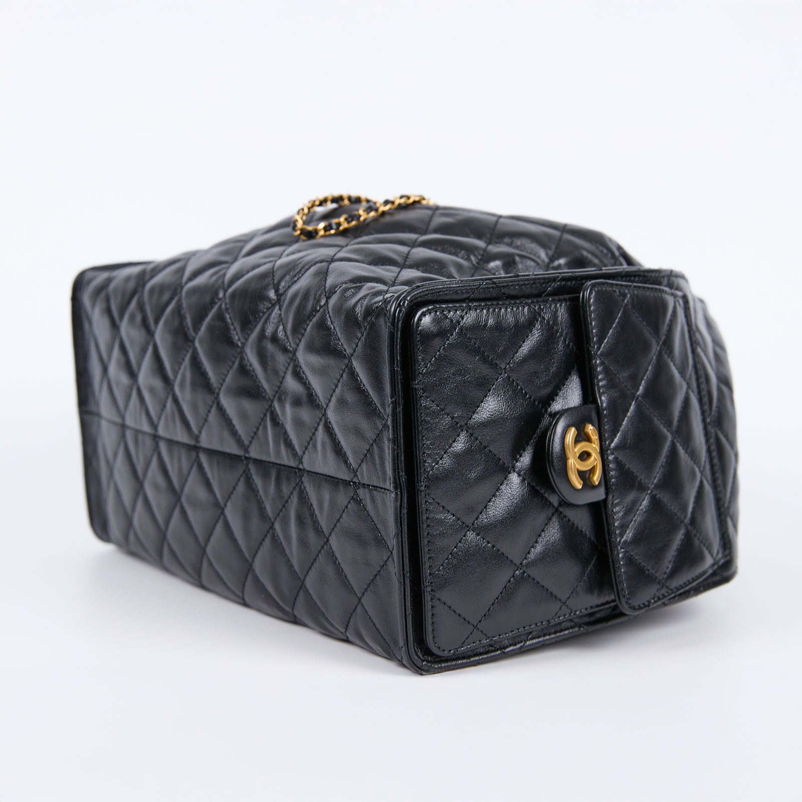 香奈兒 CHANEL 25 中型包 AS5311 晶片款 黑牛25包 中號 無附屬品