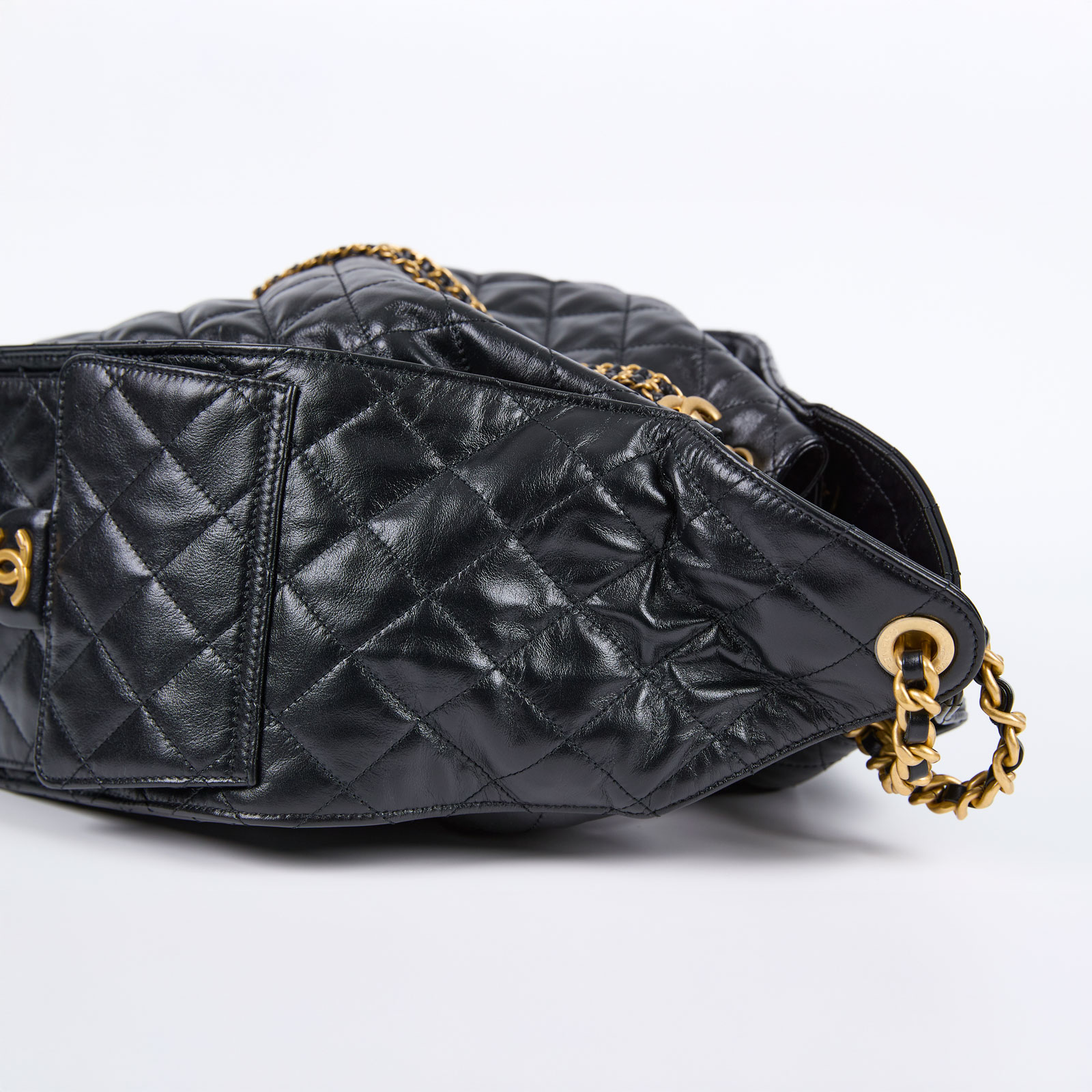香奈兒 CHANEL 25 中型包 AS5311 晶片款 黑牛25包 中號 無附屬品
