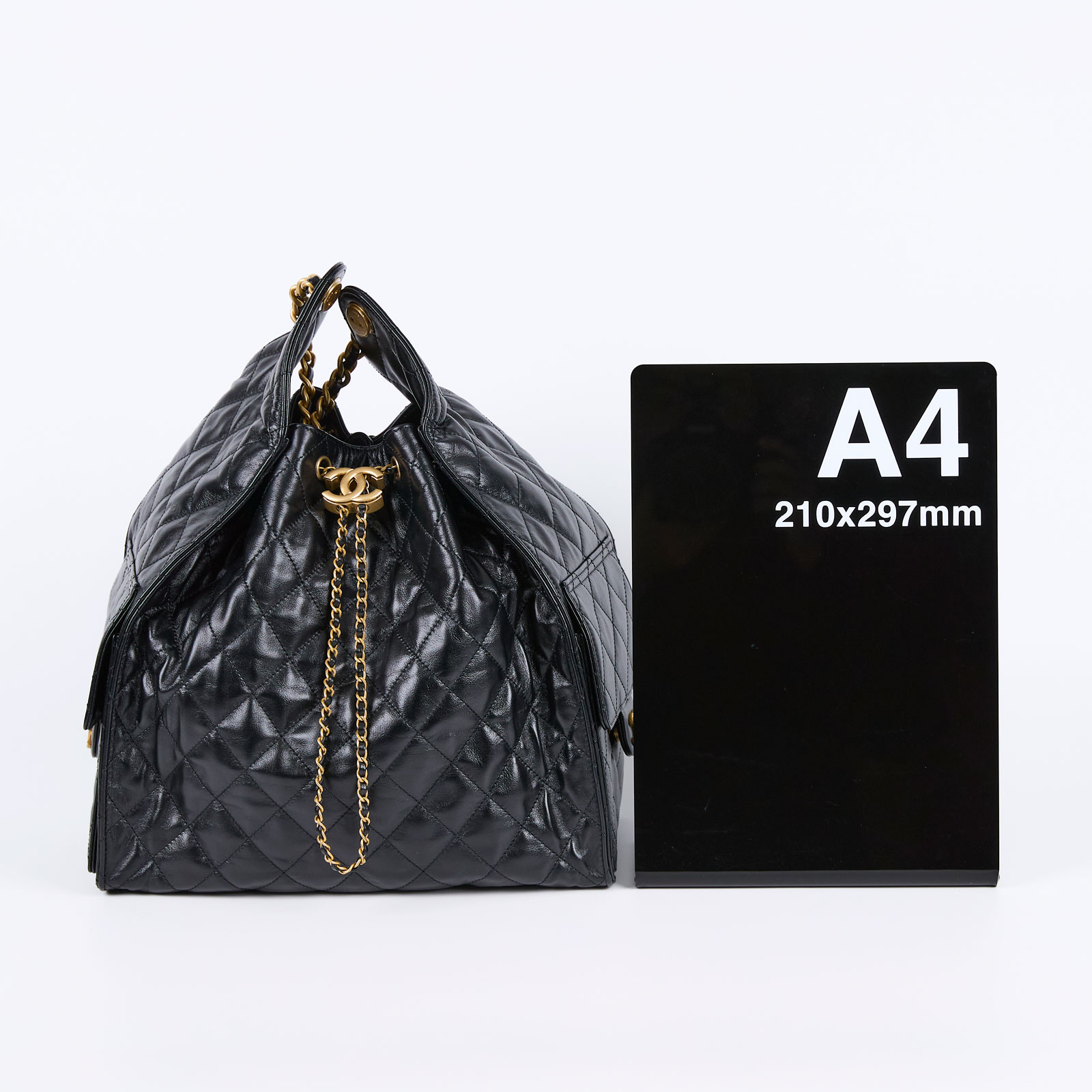 香奈兒 CHANEL 25 中型包 AS5311 晶片款 黑牛25包 中號 無附屬品