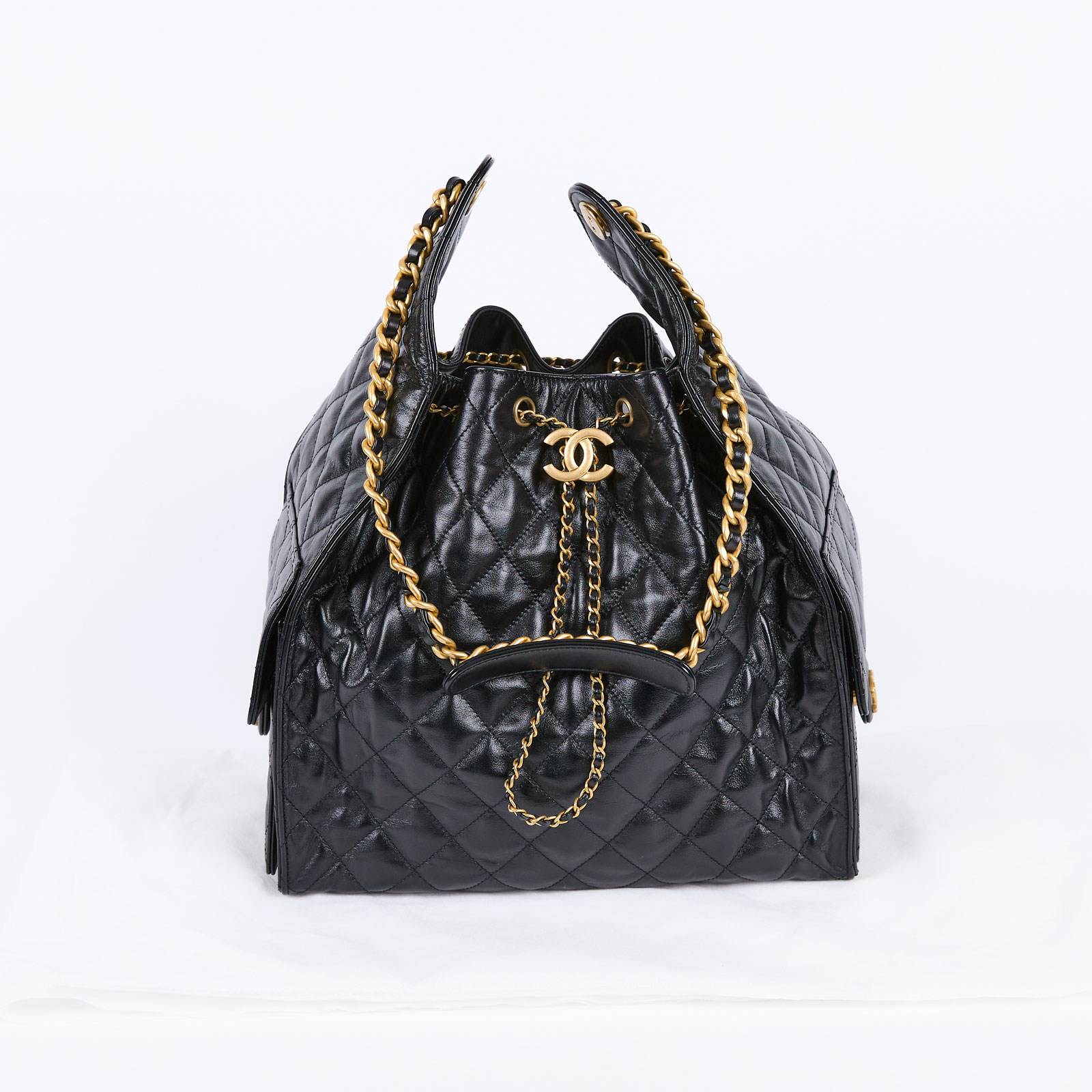 香奈兒 CHANEL 25 中型包 AS5311 晶片款 黑牛25包 中號 無附屬品