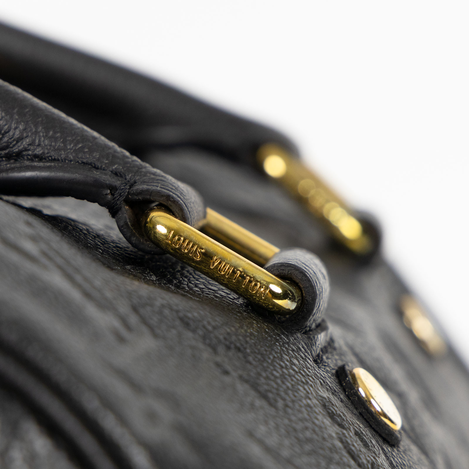 路易威登 LOUIS VUITTON Speedy Bandoulière 30 波士頓包 壓紋皮革 黑色 M41028  購買證明/鎖組