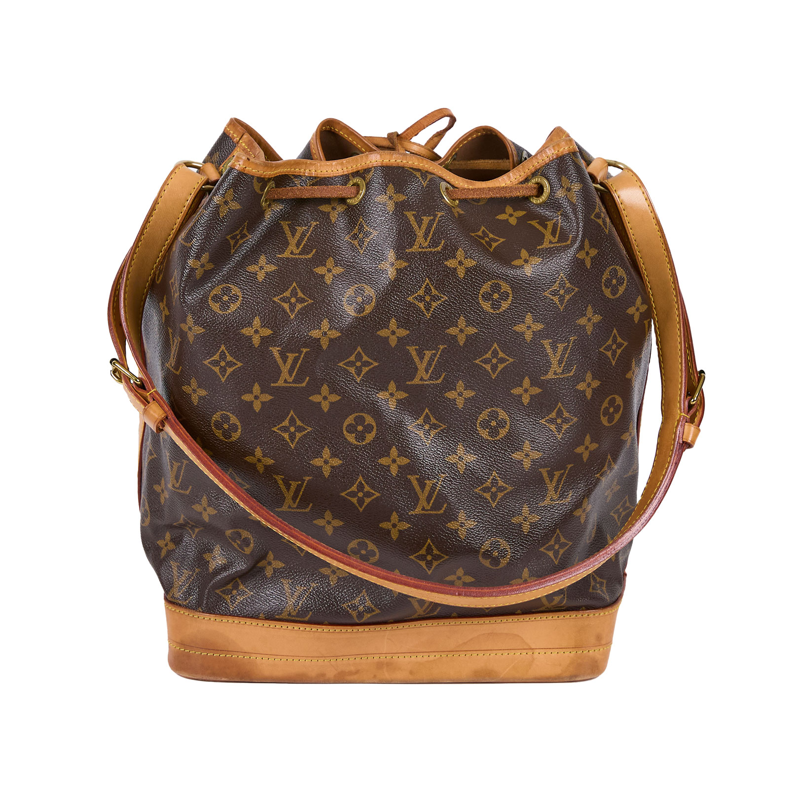 路易威登 LOUIS VUITTON Noé 原花 束口水桶包 M42224 原花水桶包NOE 無附屬品