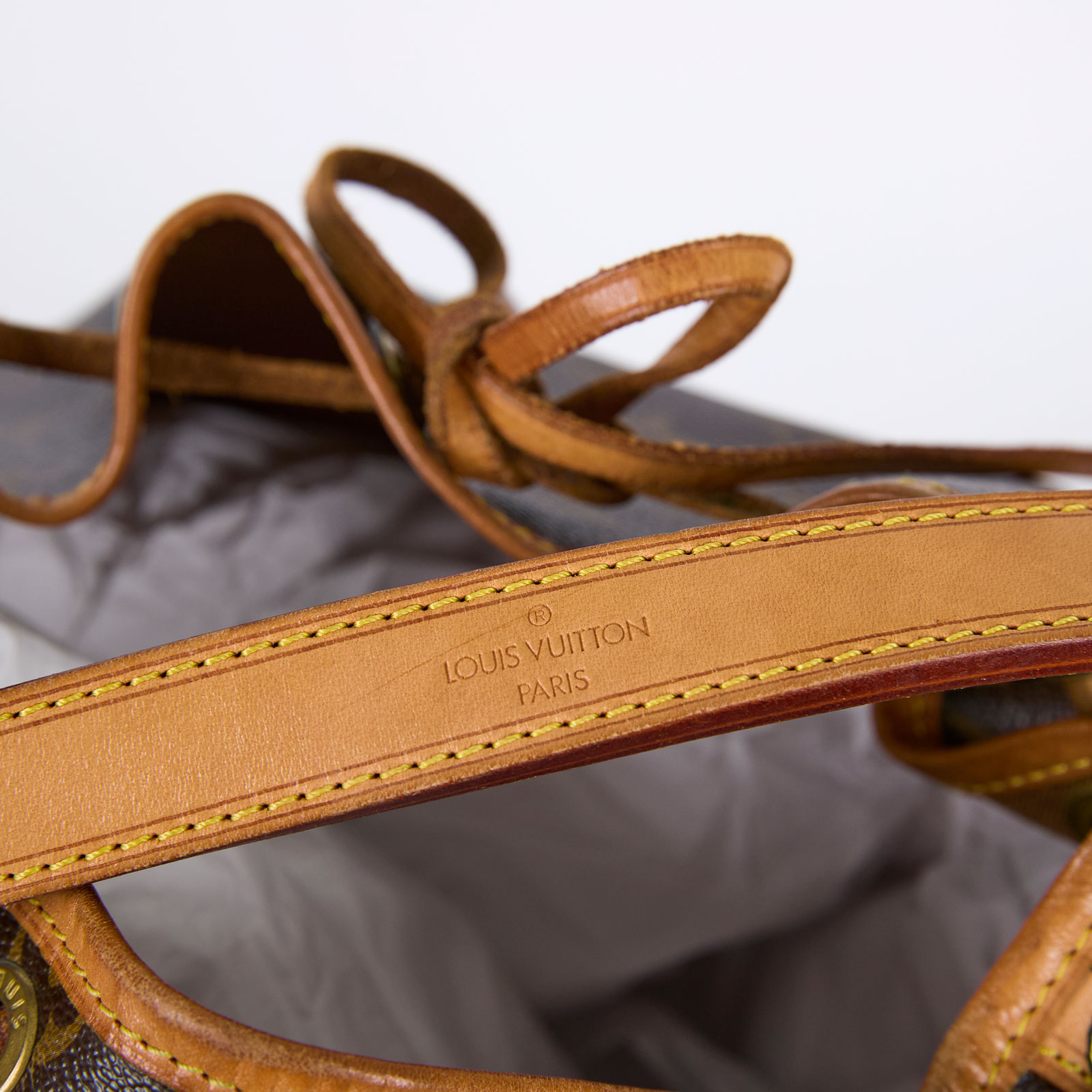 路易威登 LOUIS VUITTON Noé 原花 束口水桶包 M42224 原花水桶包NOE 無附屬品
