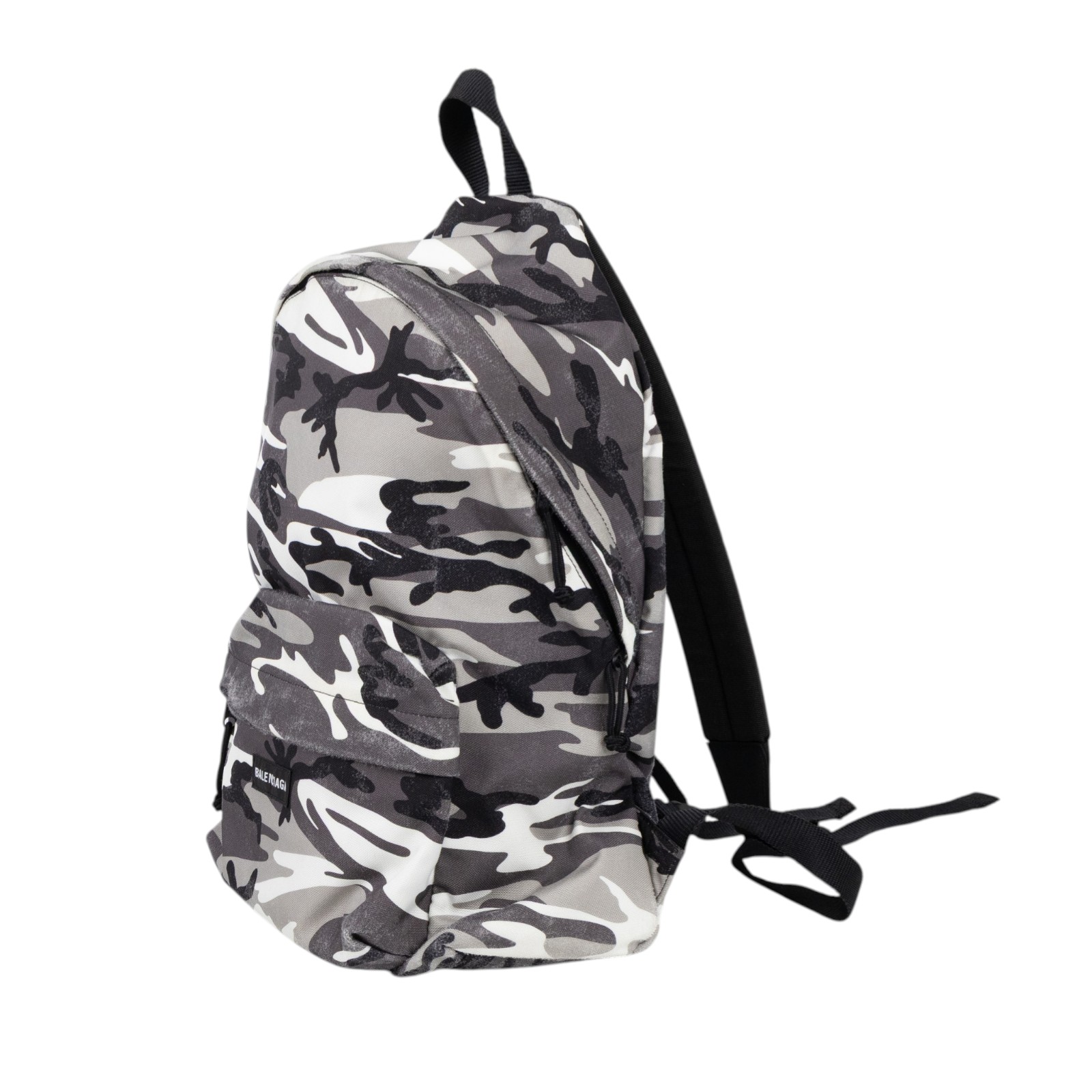 巴黎世家 BALENCIAGA Explorer 後背包 5032212AARV 灰迷彩仿舊帆布後背包 無附屬品