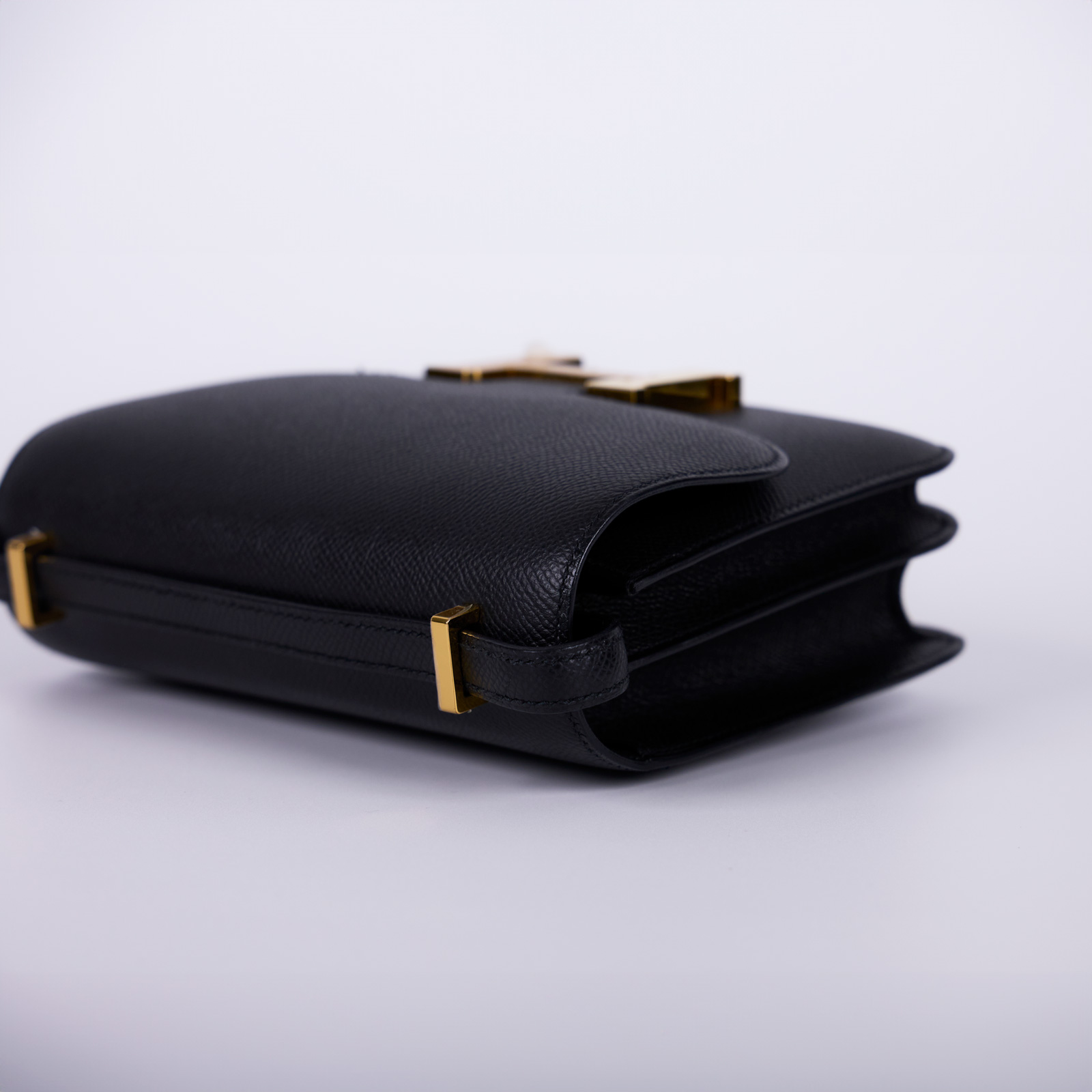 愛馬仕 Hermès Constance Bag 康康包 MIni 18 CN18 Y刻 黑金CONSTANCE MINI 防塵袋
