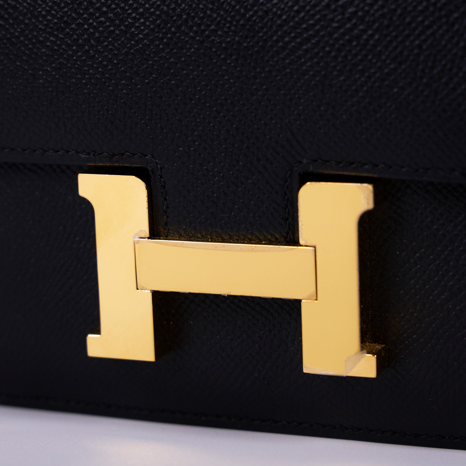 愛馬仕 Hermès Constance Bag 康康包 MIni 18 CN18 Y刻 黑金CONSTANCE MINI 防塵袋