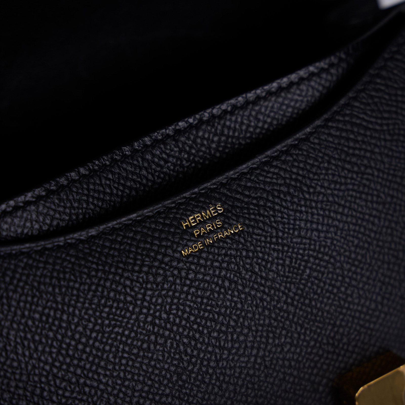 愛馬仕 Hermès Constance Bag 康康包 MIni 18 CN18 Y刻 黑金CONSTANCE MINI 防塵袋