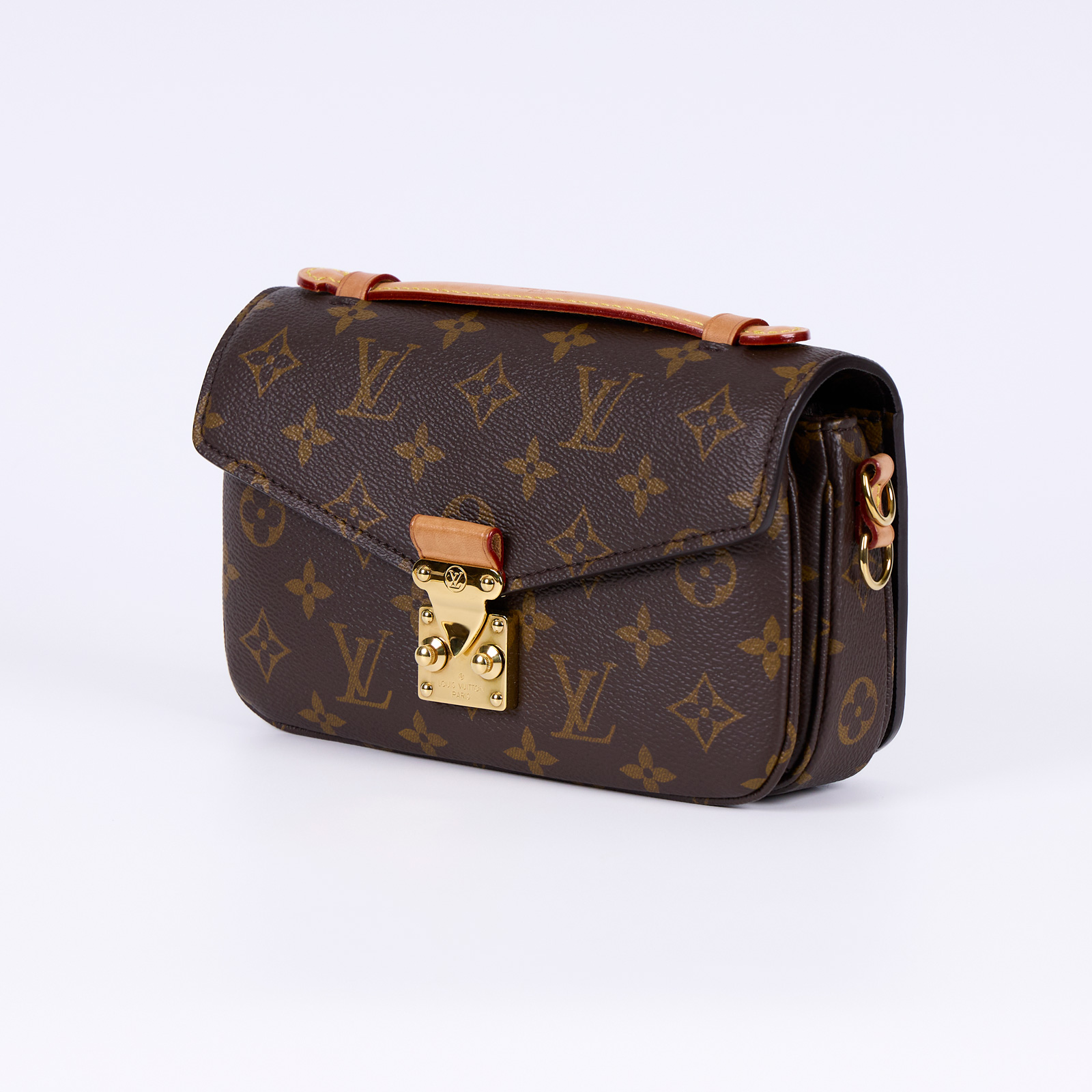 路易威登 LOUIS VUITTON Pochette Métis East West 老花 鏈條 郵差包 腋下單肩包 M46279 晶片款  無附屬品