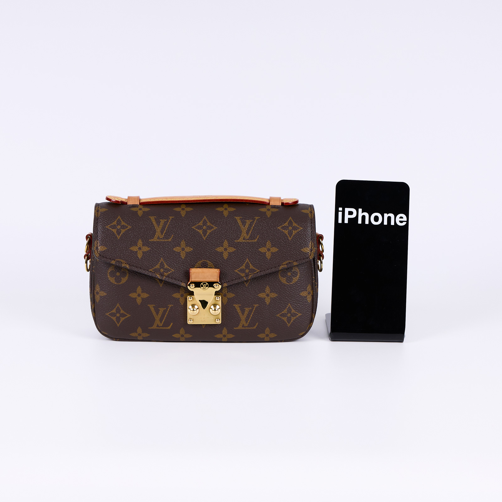 路易威登 LOUIS VUITTON Pochette Métis East West 老花 鏈條 郵差包 腋下單肩包 M46279 晶片款  無附屬品