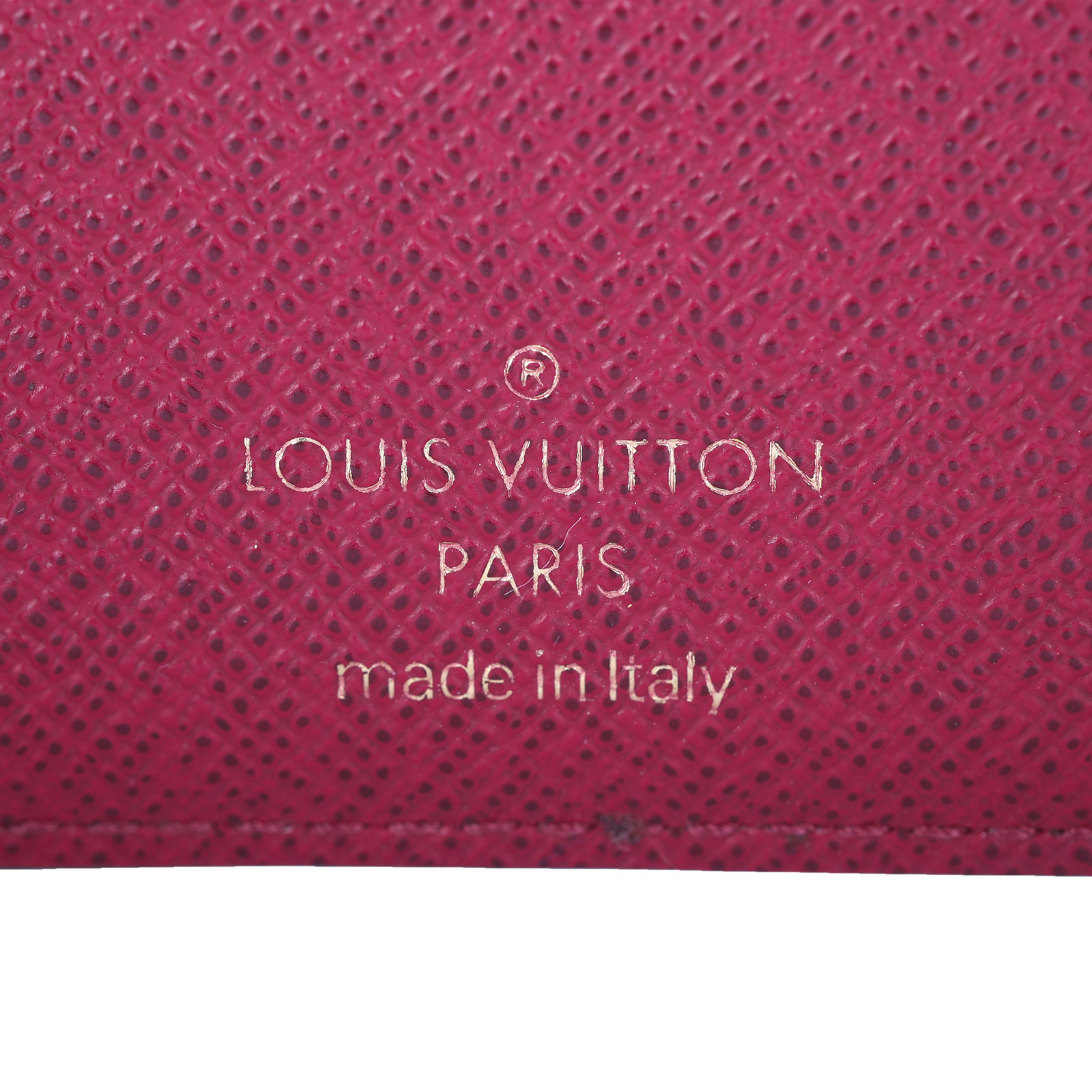 路易威登 LOUIS VUITTON Victorine 錢包 塗層帆布 紫紅色 M41938 晶片款 原花紫紅VICTORINE三折短夾 原廠盒子/防塵袋