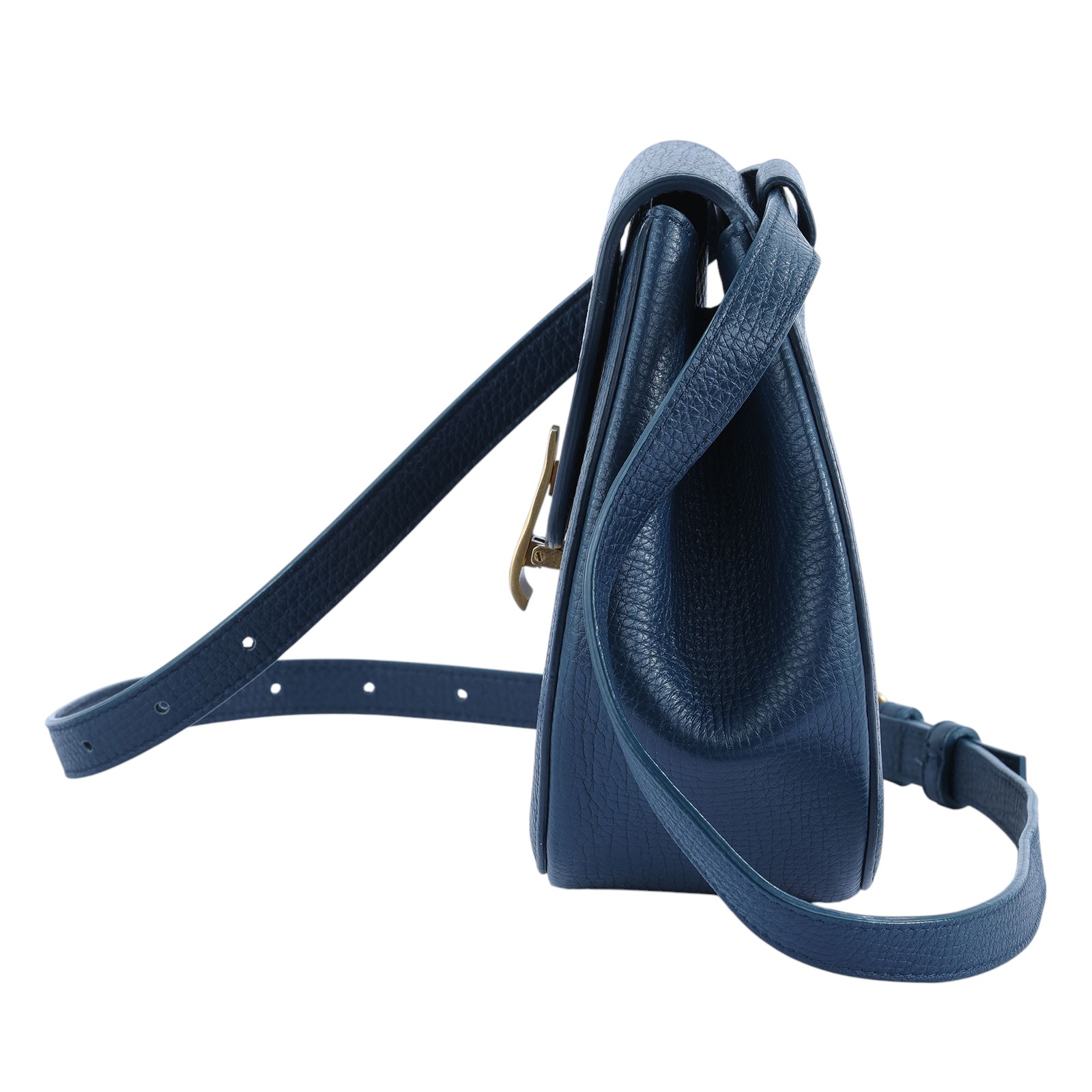 寶緹嘉 BOTTEGA VENETA Belt Bag 腰包 576643 藍綠小豬包 防塵袋