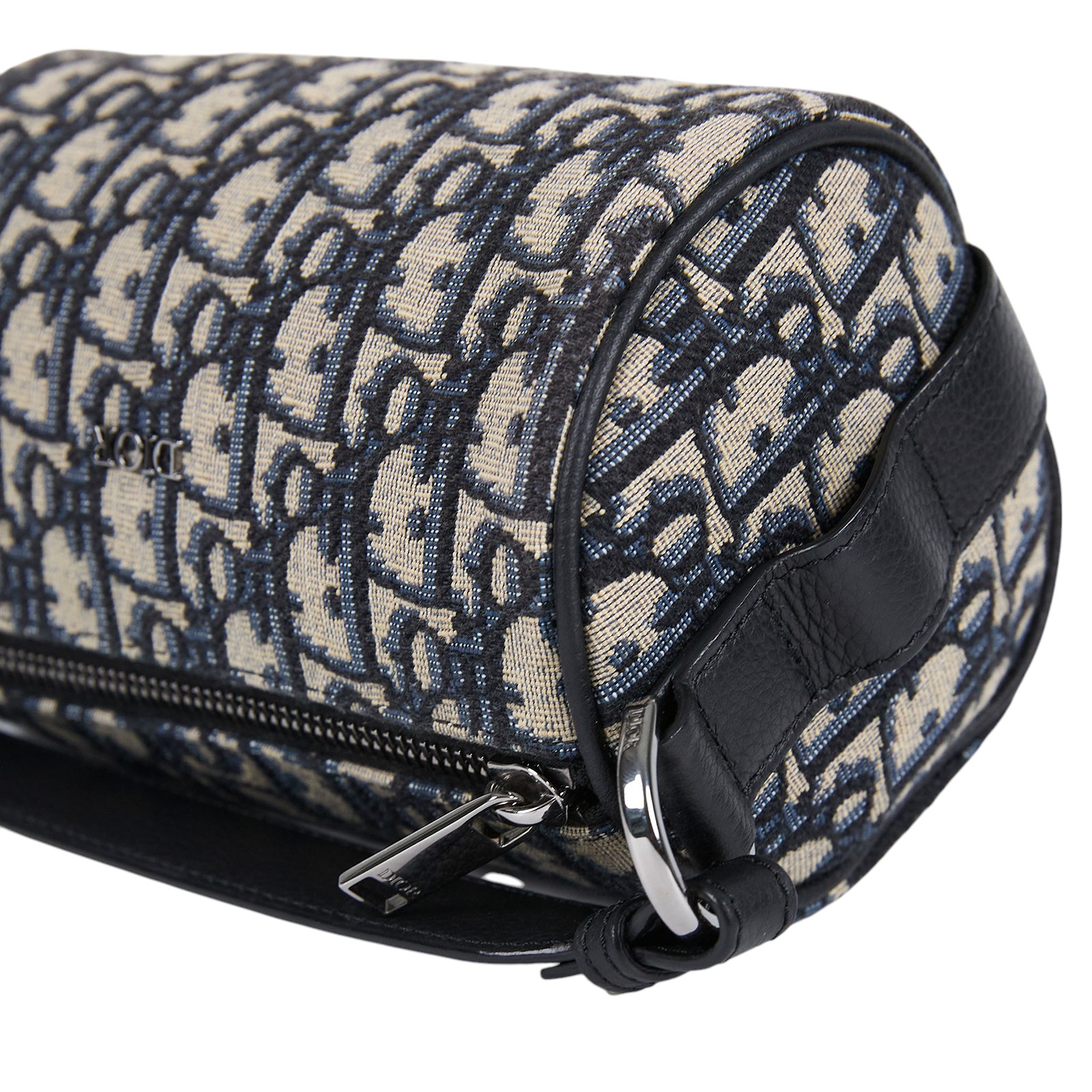 迪奧 CHRISTIAN DIOR Mini Roller Bag 斜背包滾筒包 1ESPO219YKY 老花ROLLER圓筒包 無附屬品