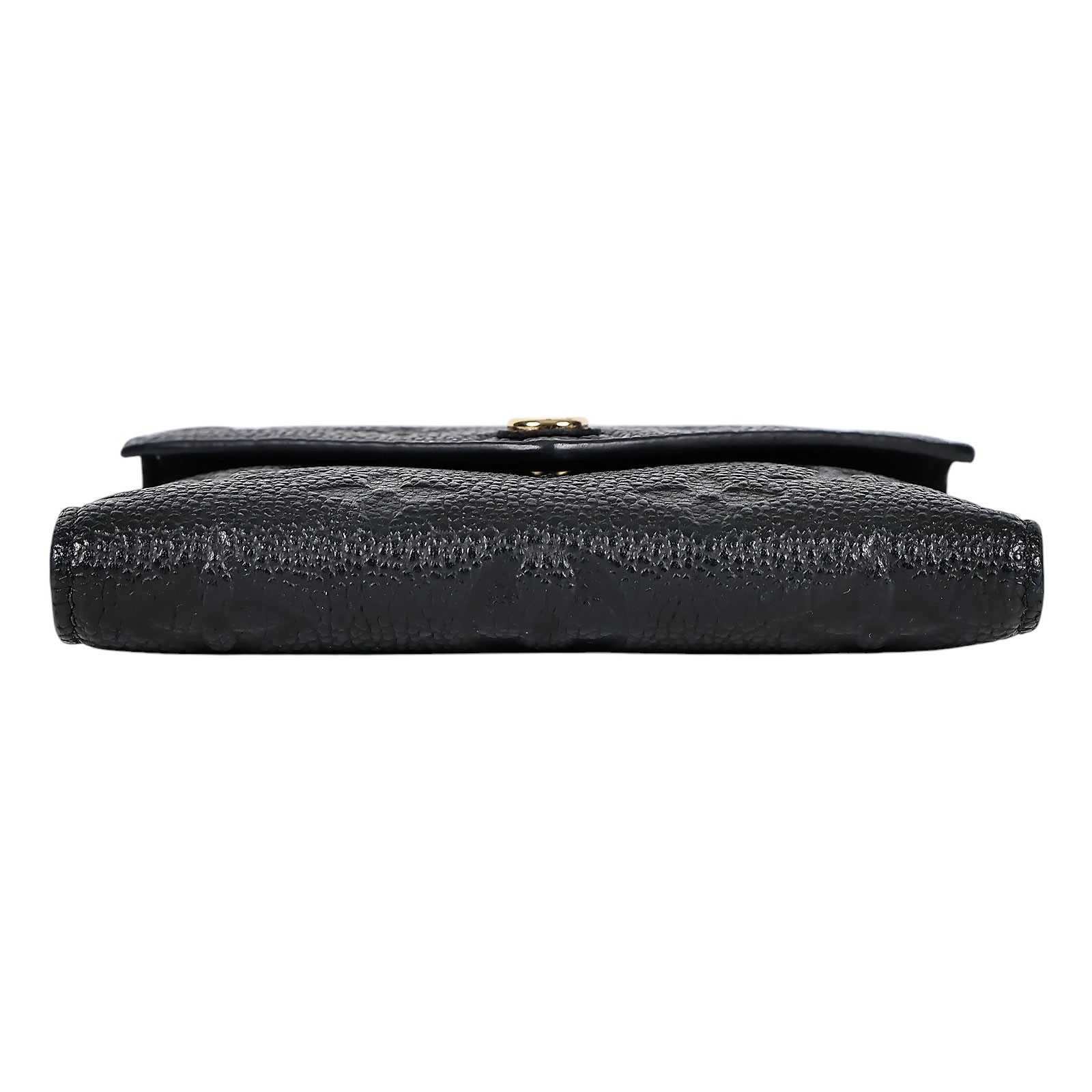 路易威登 LOUIS VUITTON Victorine 錢包 壓花牛皮 M64060 黑壓紋Victorine三折短夾 原廠盒子/防塵袋