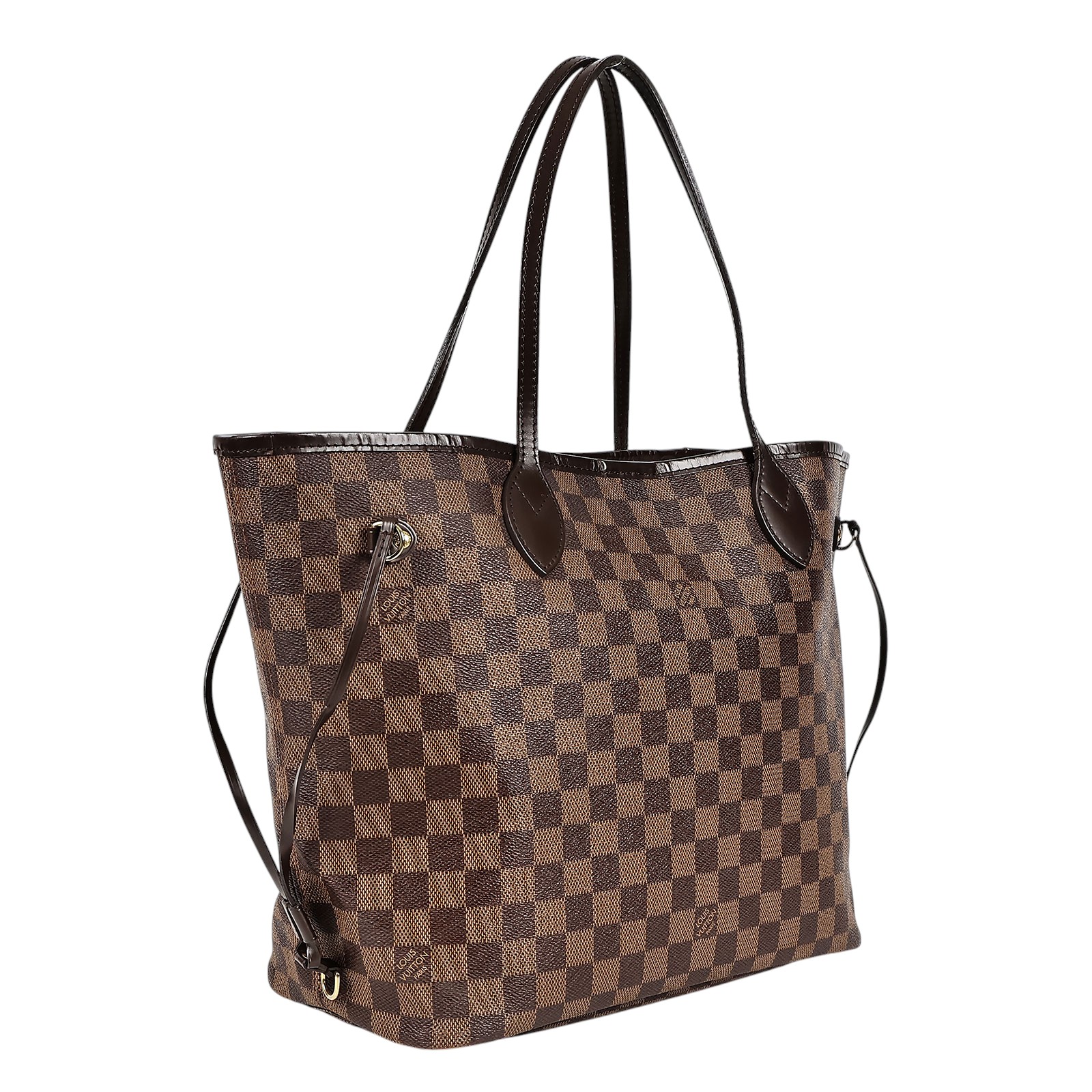 路易威登 LOUIS VUITTON 棕棋盤 Neverfull MM 托特包 N41358 咖棋盤格NEVERFULL MM 無附屬品