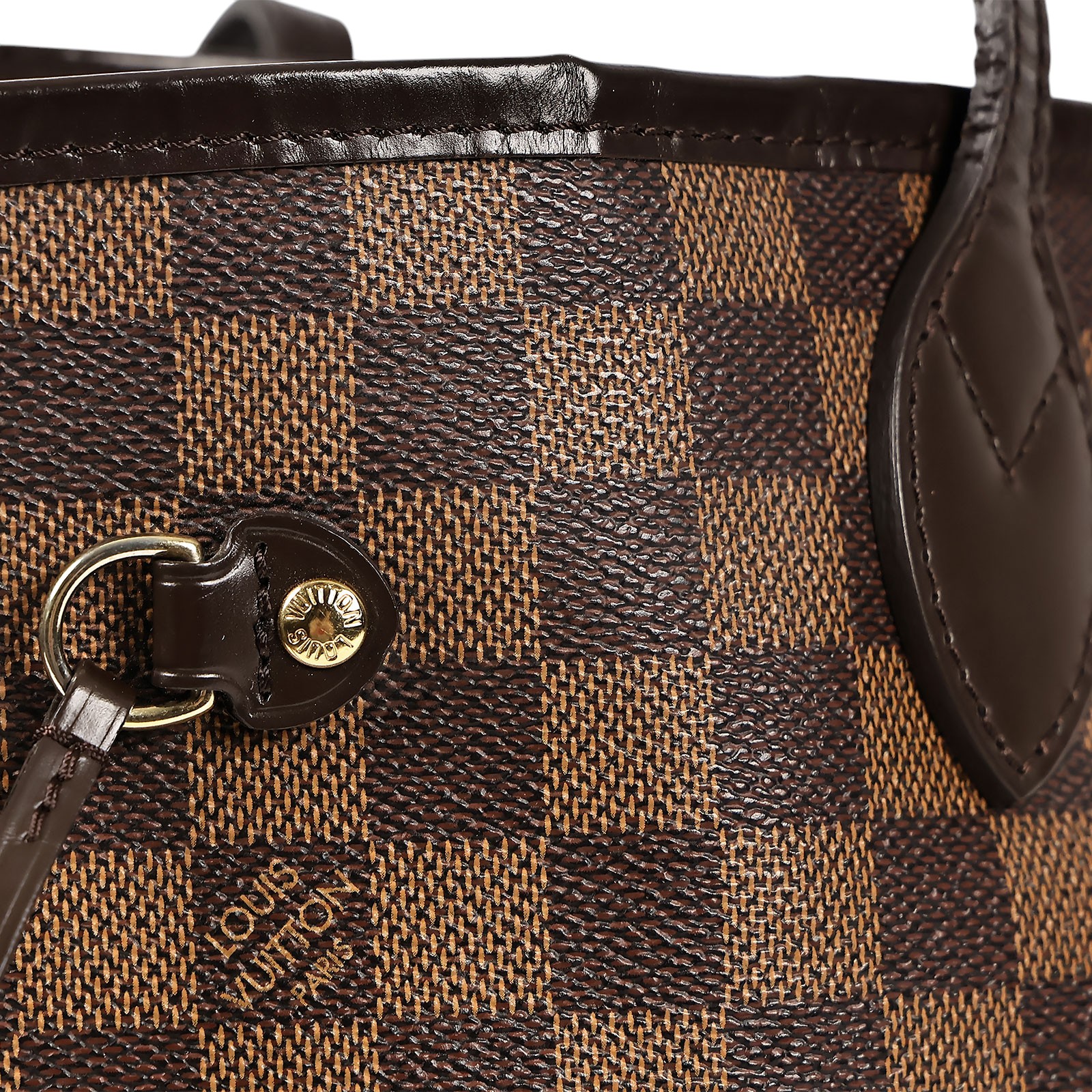 路易威登 LOUIS VUITTON 棕棋盤 Neverfull MM 托特包 N41358 咖棋盤格NEVERFULL MM 無附屬品