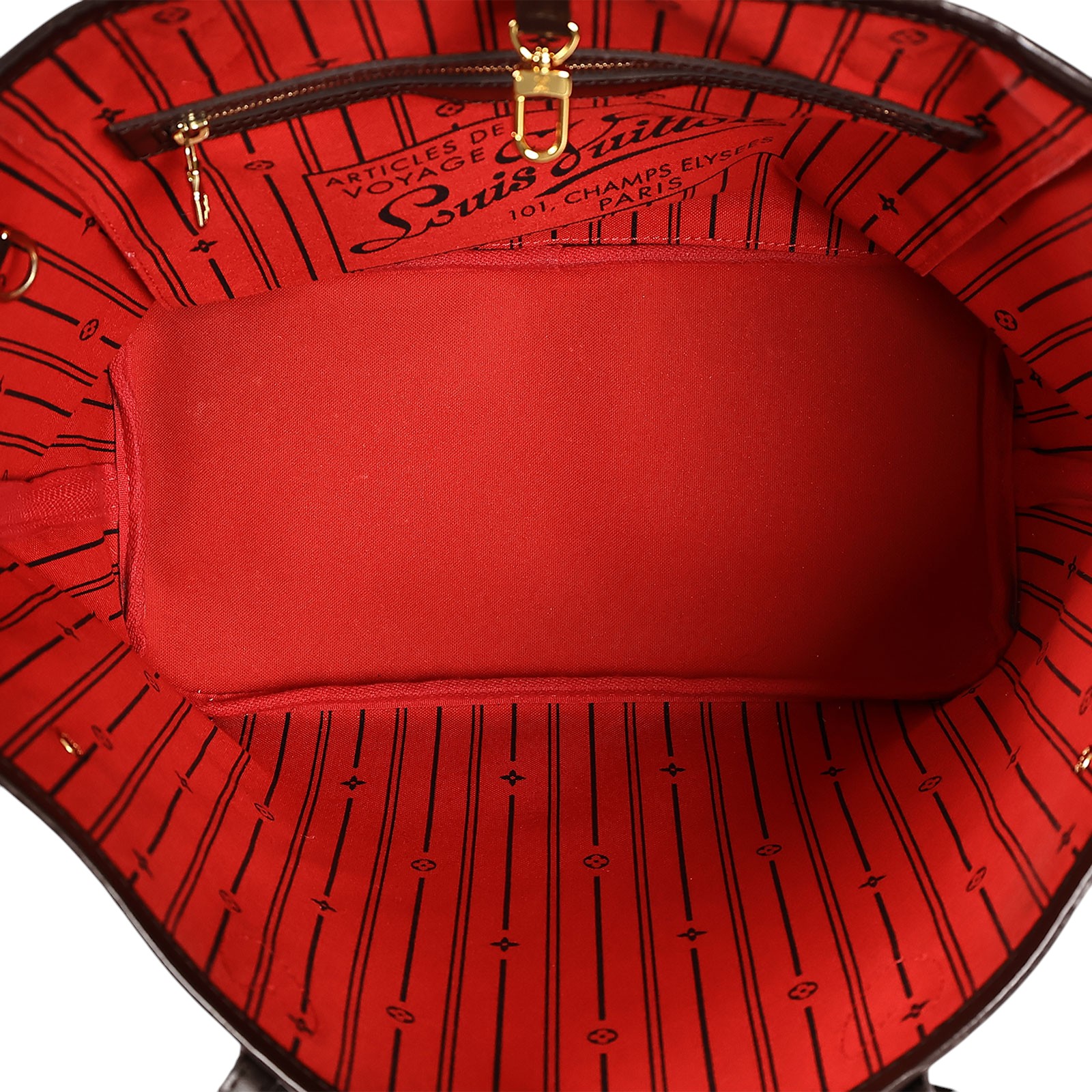 路易威登 LOUIS VUITTON 棕棋盤 Neverfull MM 托特包 N41358 咖棋盤格NEVERFULL MM 無附屬品