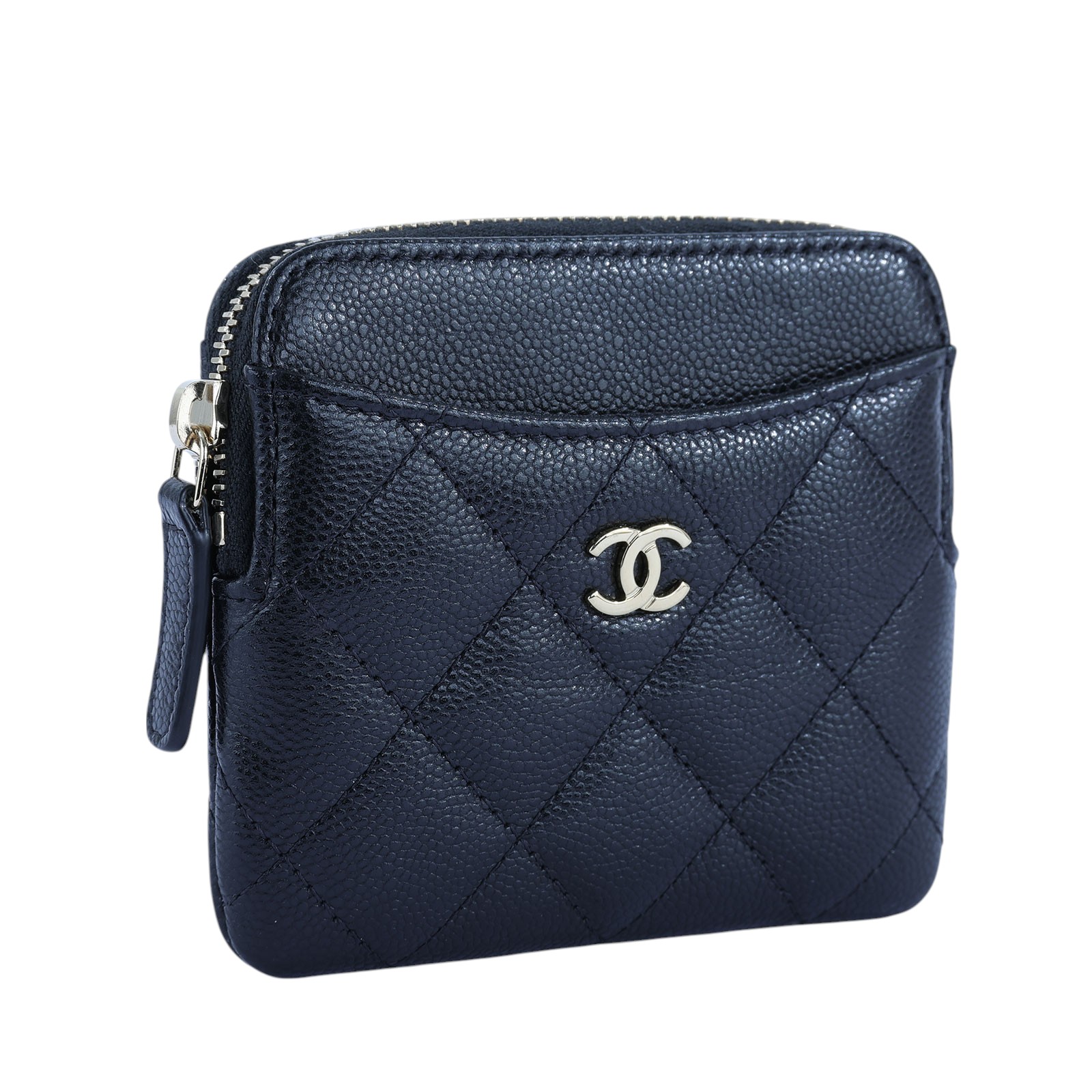 香奈兒 CHANEL C Logo 5卡 拉鍊 零錢包 AP2061  防塵袋/原廠盒子/購買證明
