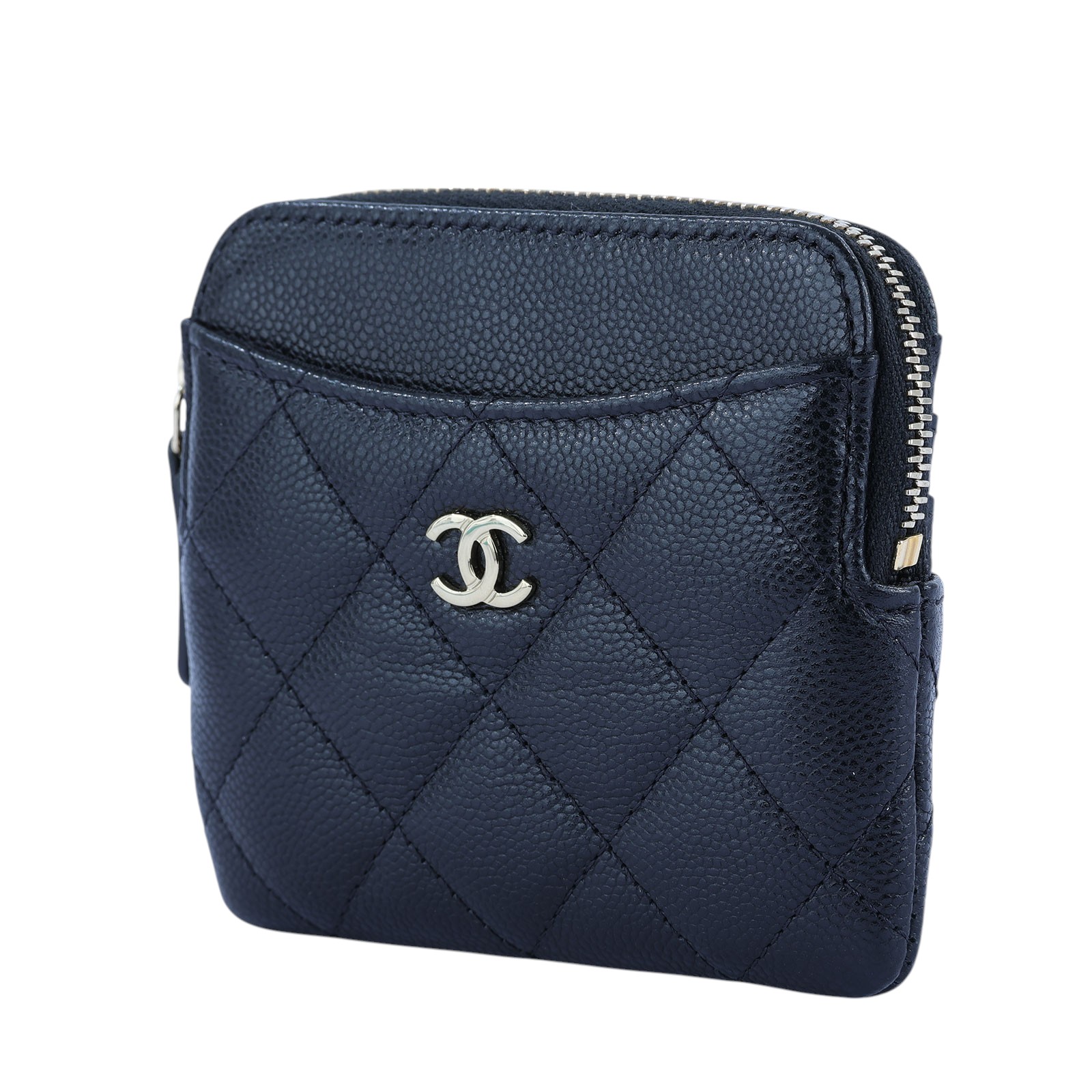 香奈兒 CHANEL C Logo 5卡 拉鍊 零錢包 AP2061  防塵袋/原廠盒子/購買證明