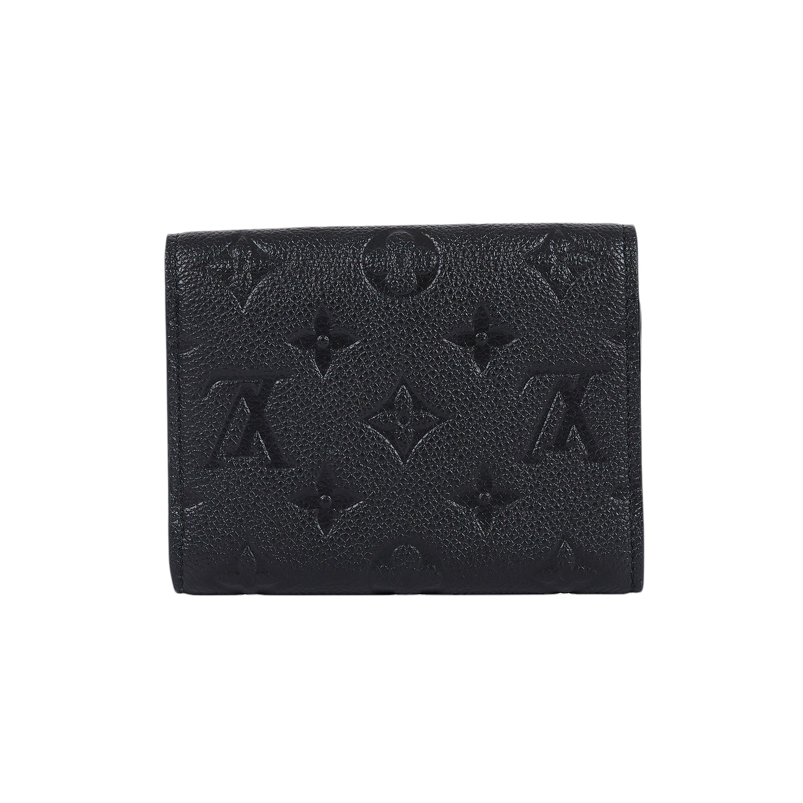 路易威登 LOUIS VUITTON Victorine 錢包 壓花牛皮 M64060 晶片款 黑原花壓紋短夾 無附屬品