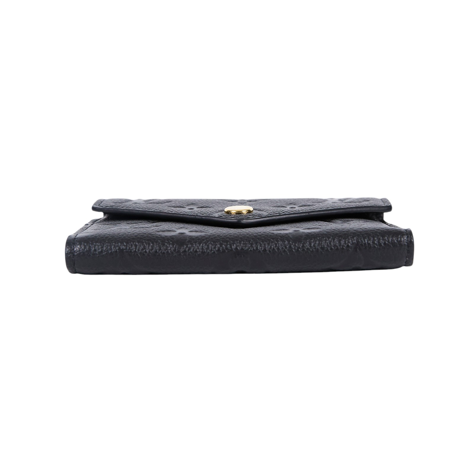 路易威登 LOUIS VUITTON Victorine 錢包 壓花牛皮 M64060 晶片款 黑原花壓紋短夾 無附屬品