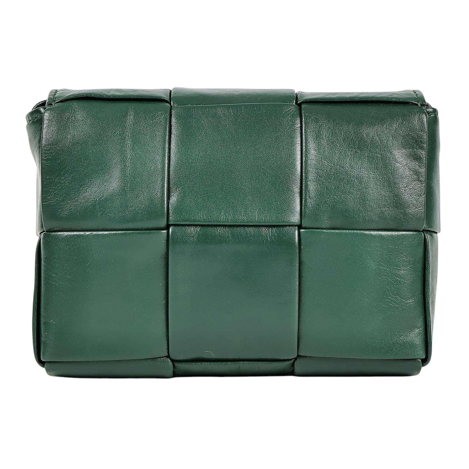 寶緹嘉 BOTTEGA VENETA Candy Cassette 經典編織包 667048 墨綠CASSETTE CANDY 防塵袋