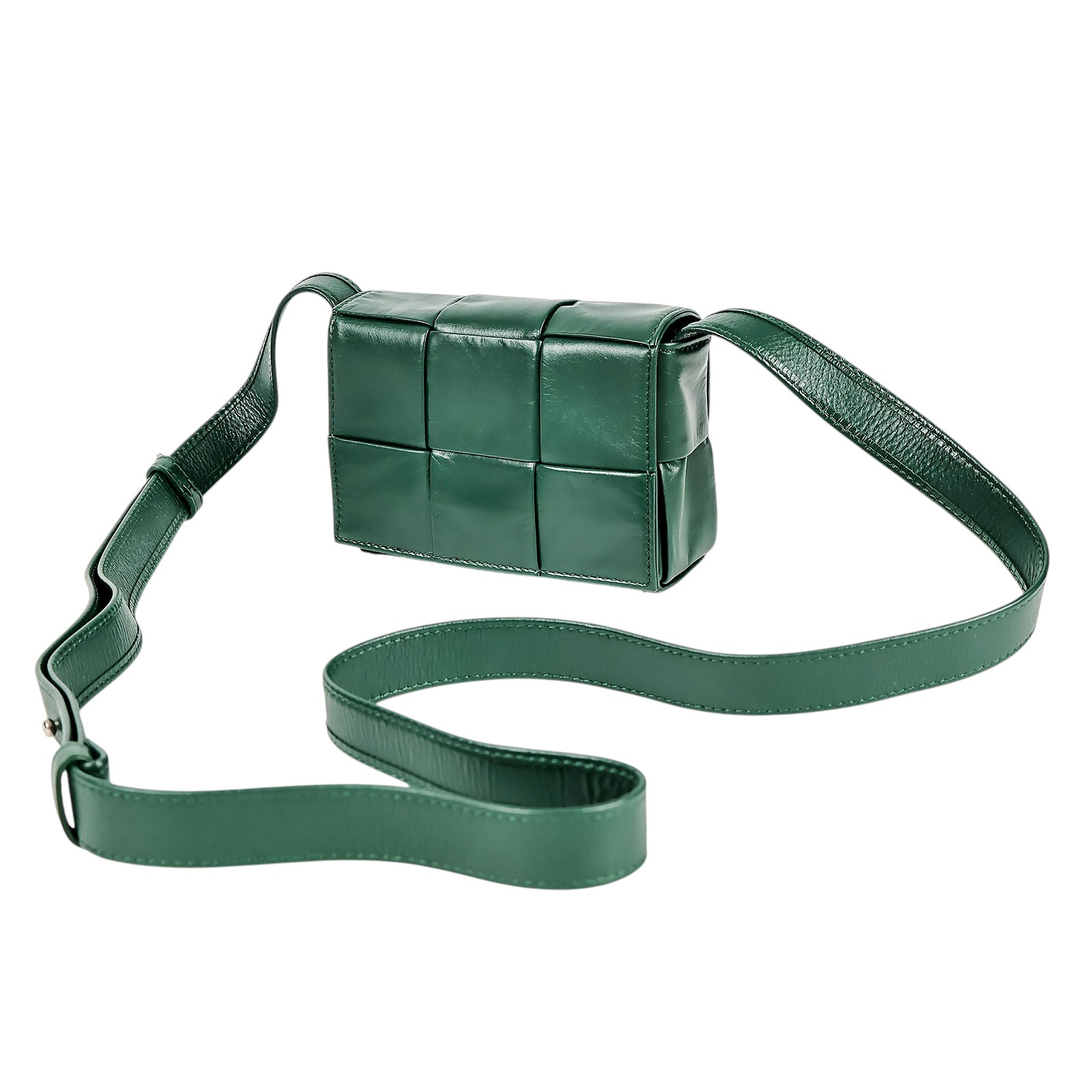 寶緹嘉 BOTTEGA VENETA Candy Cassette 經典編織包 667048 墨綠CASSETTE CANDY 防塵袋