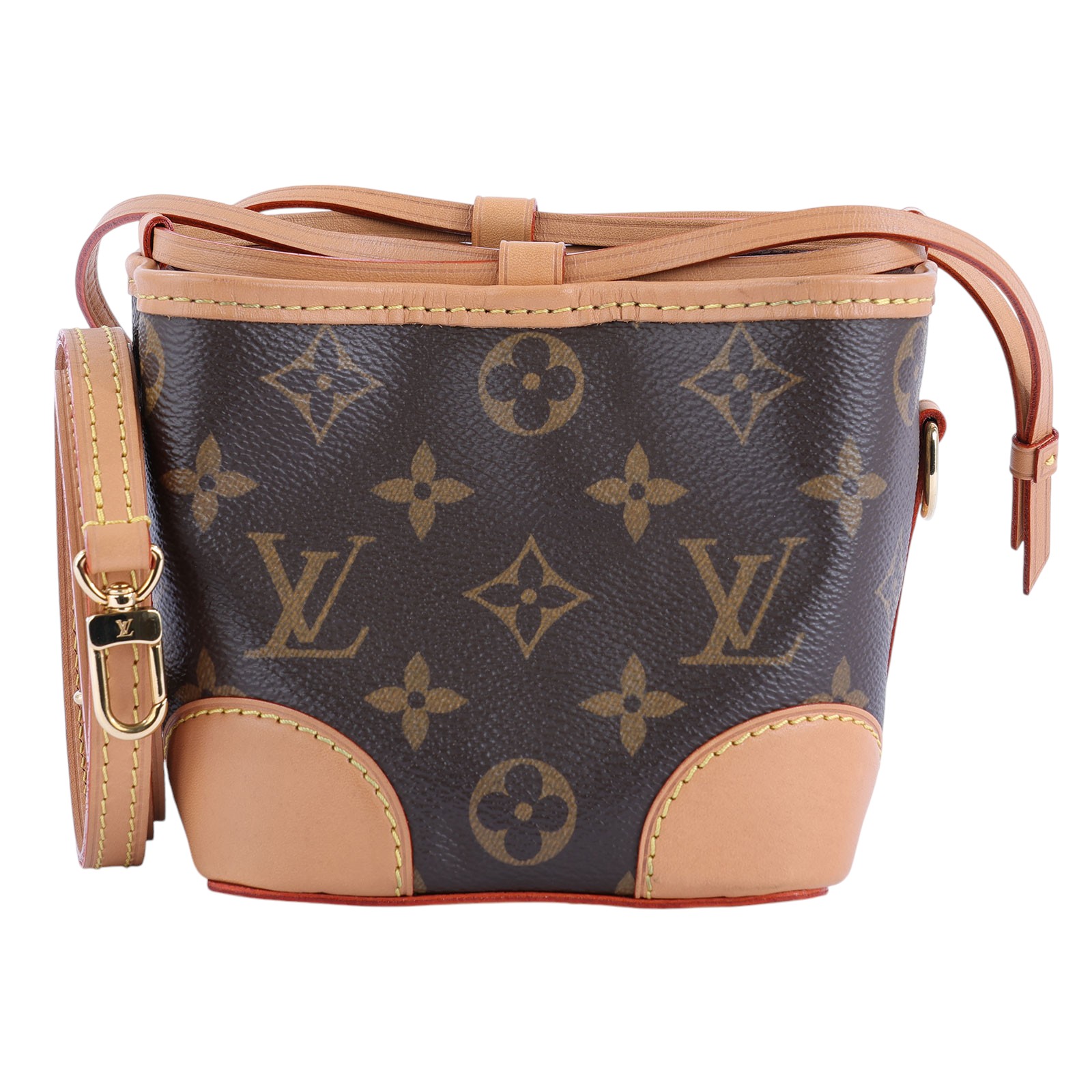 路易威登 LOUIS VUITTON Noé Purse 束口水桶包 M57099 棕原花NOE PURSE迷你水桶包 無附屬品