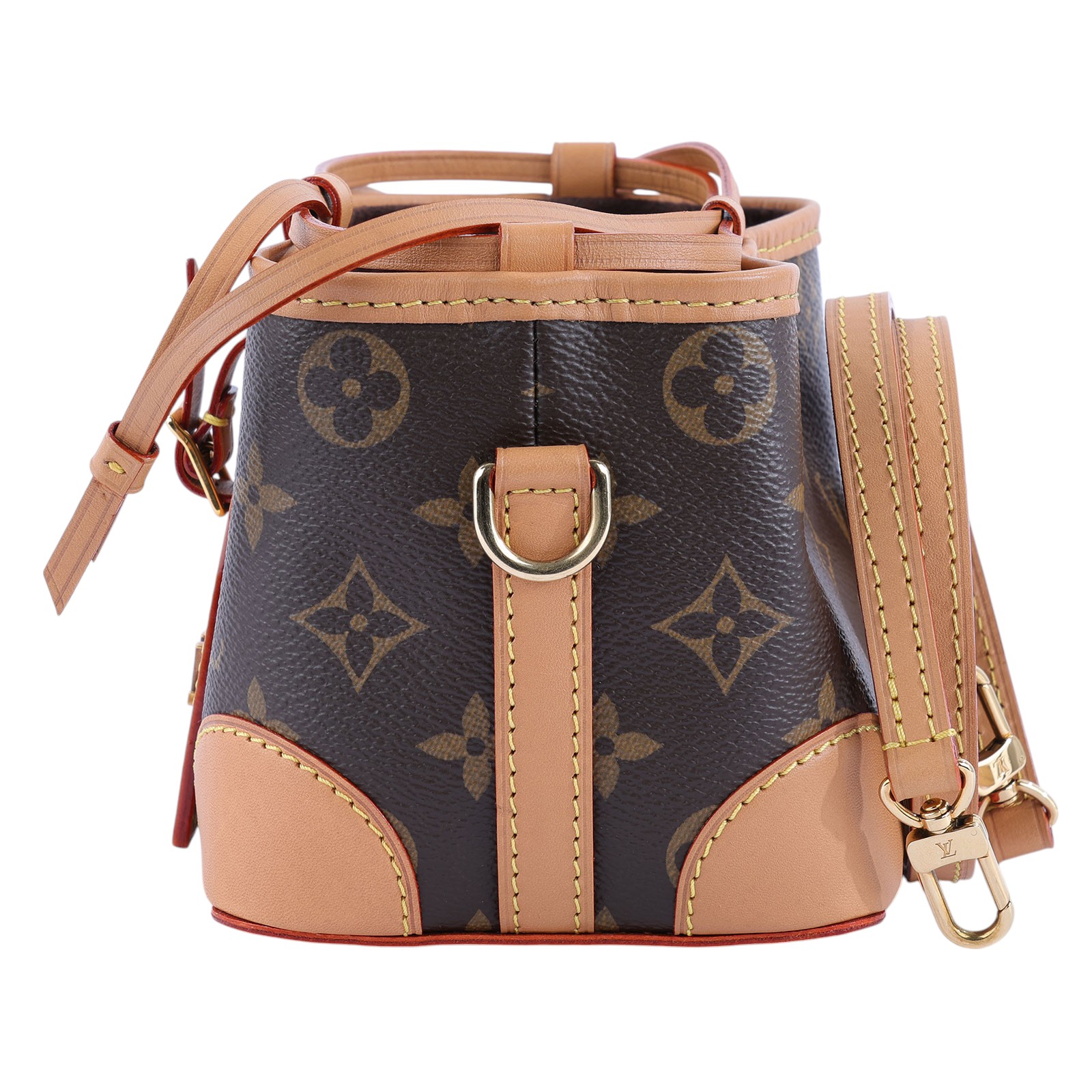 路易威登 LOUIS VUITTON Noé Purse 束口水桶包 M57099 棕原花NOE PURSE迷你水桶包 無附屬品