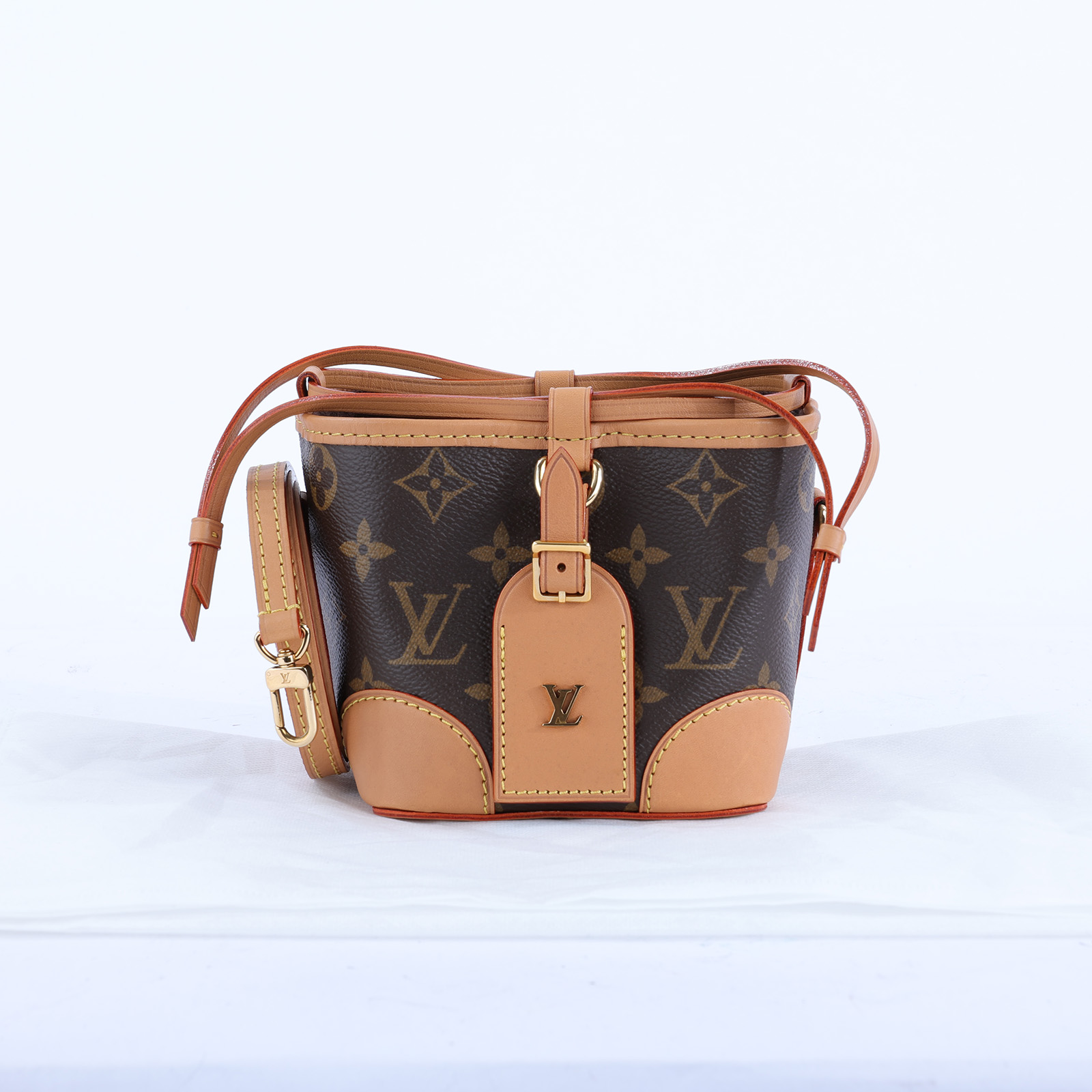 路易威登 LOUIS VUITTON Noé Purse 束口水桶包 M57099 棕原花NOE PURSE迷你水桶包 無附屬品